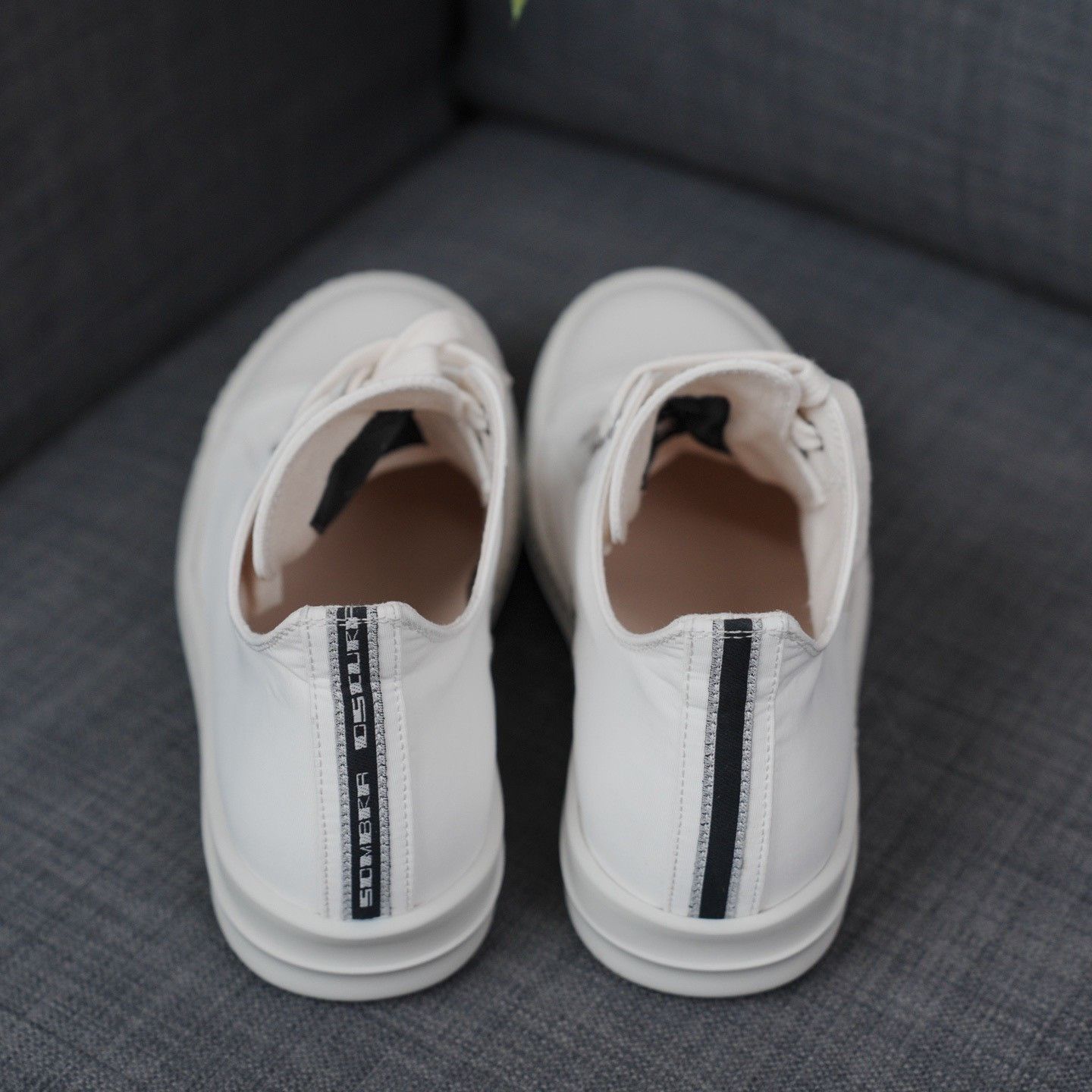 Rick Owens Rick Owens Canvas White Lowtop Sneakers us_8 Women Size US 8 / IT 38 - 6 Thumbnail