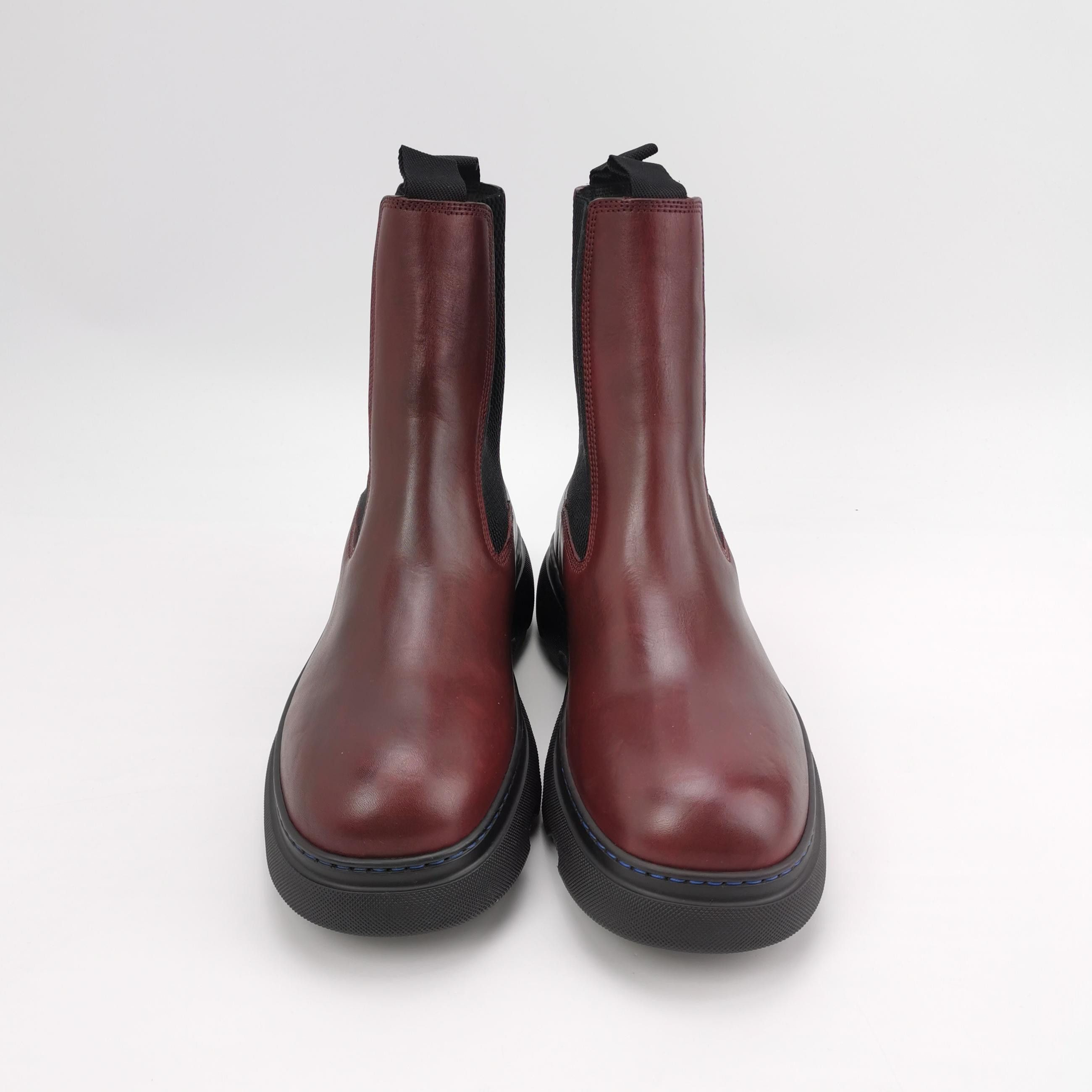 Burberry Burberry Leather Creeper Platform Chelsea Boots EU 43 Size US 10 / EU 43 - 4 Thumbnail