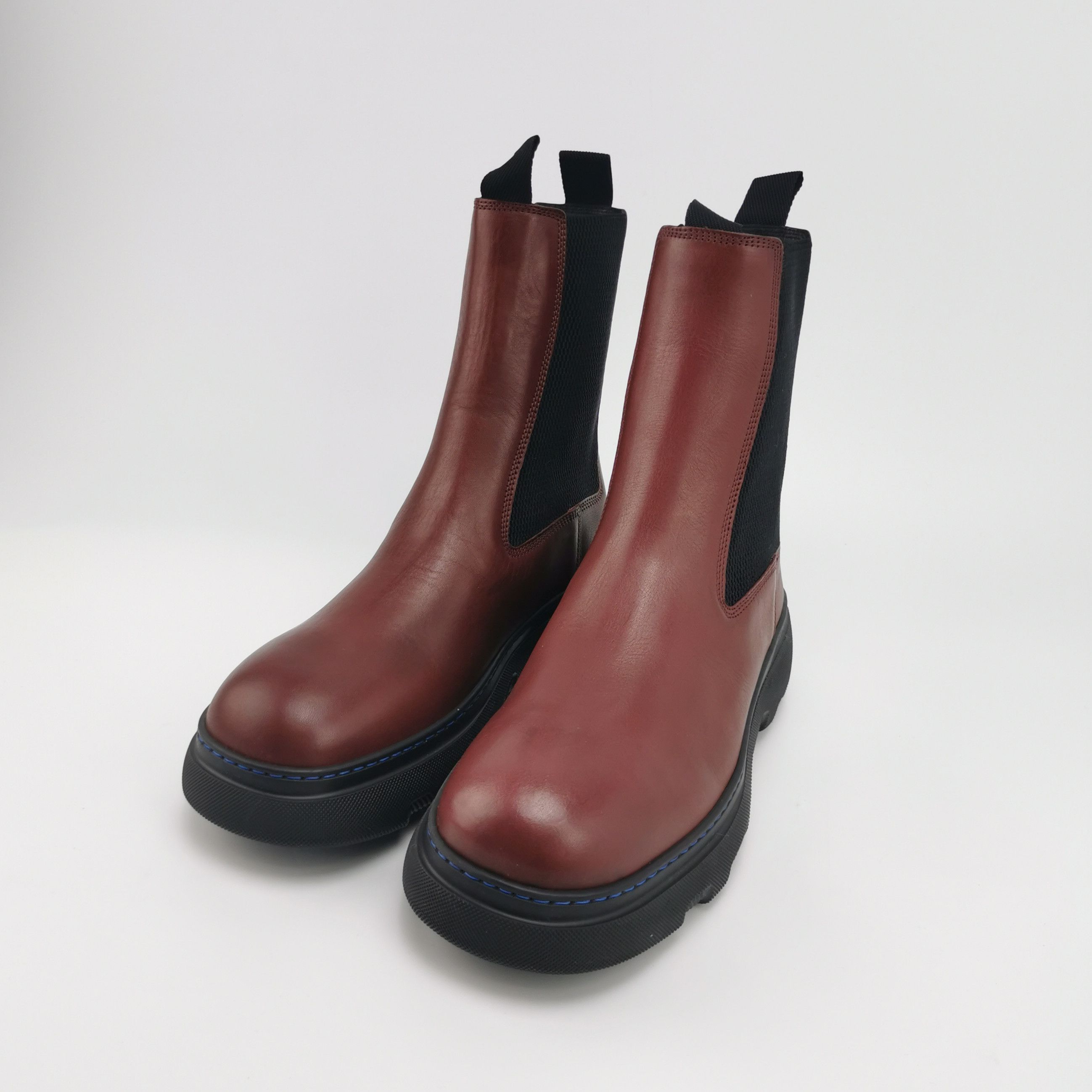 Burberry Burberry Creeper Leather Chelsea Boots 41 Size US 8 / EU 41 - 3 Thumbnail