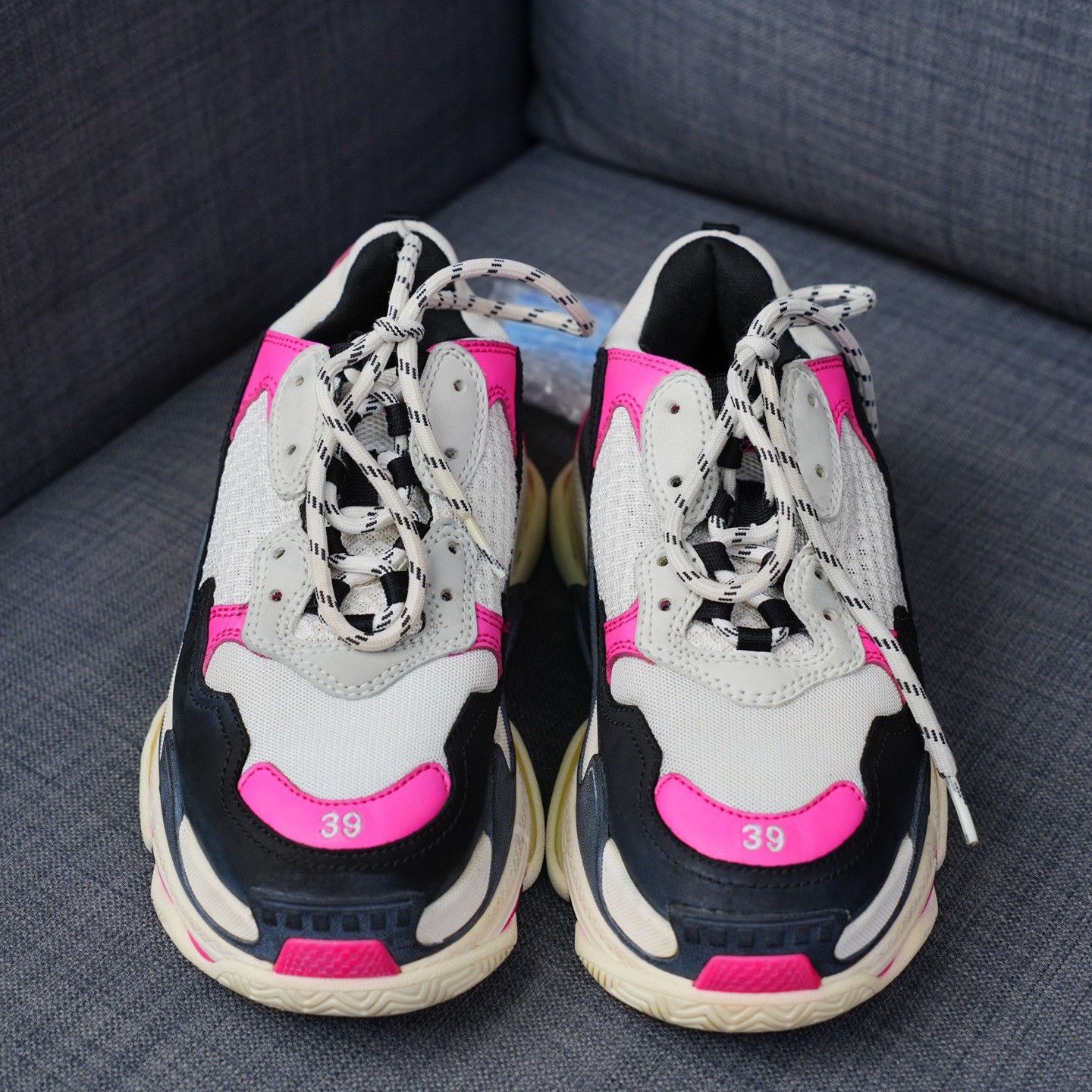 Balenciaga Balenciaga Pink Lowtop Sneakers us_9 Women Size US 9 / IT 39 - 4 Thumbnail