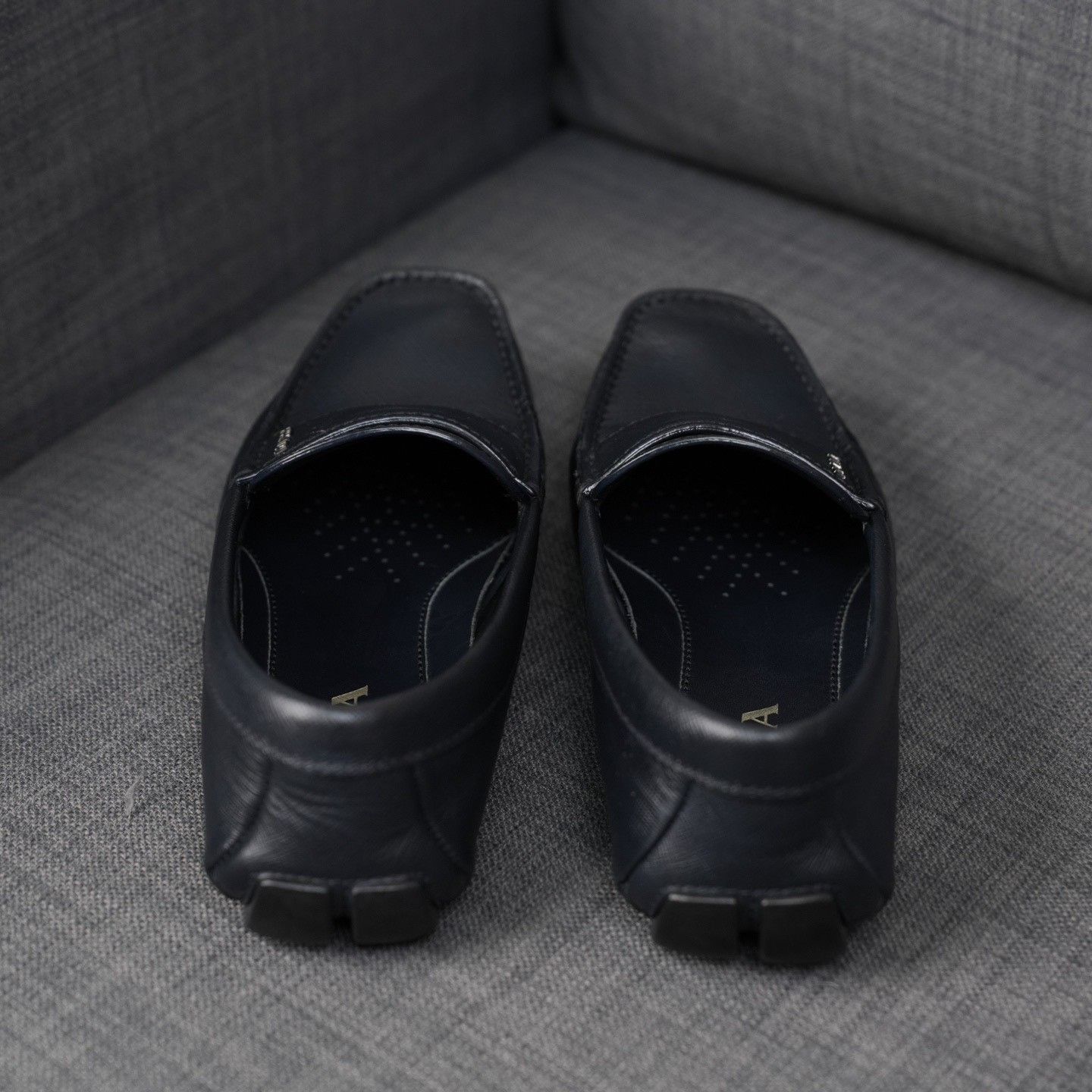 Prada Prada Leather Black Lowtop Sneakers us_8 Women Size US 8 / IT 38 - 6 Thumbnail