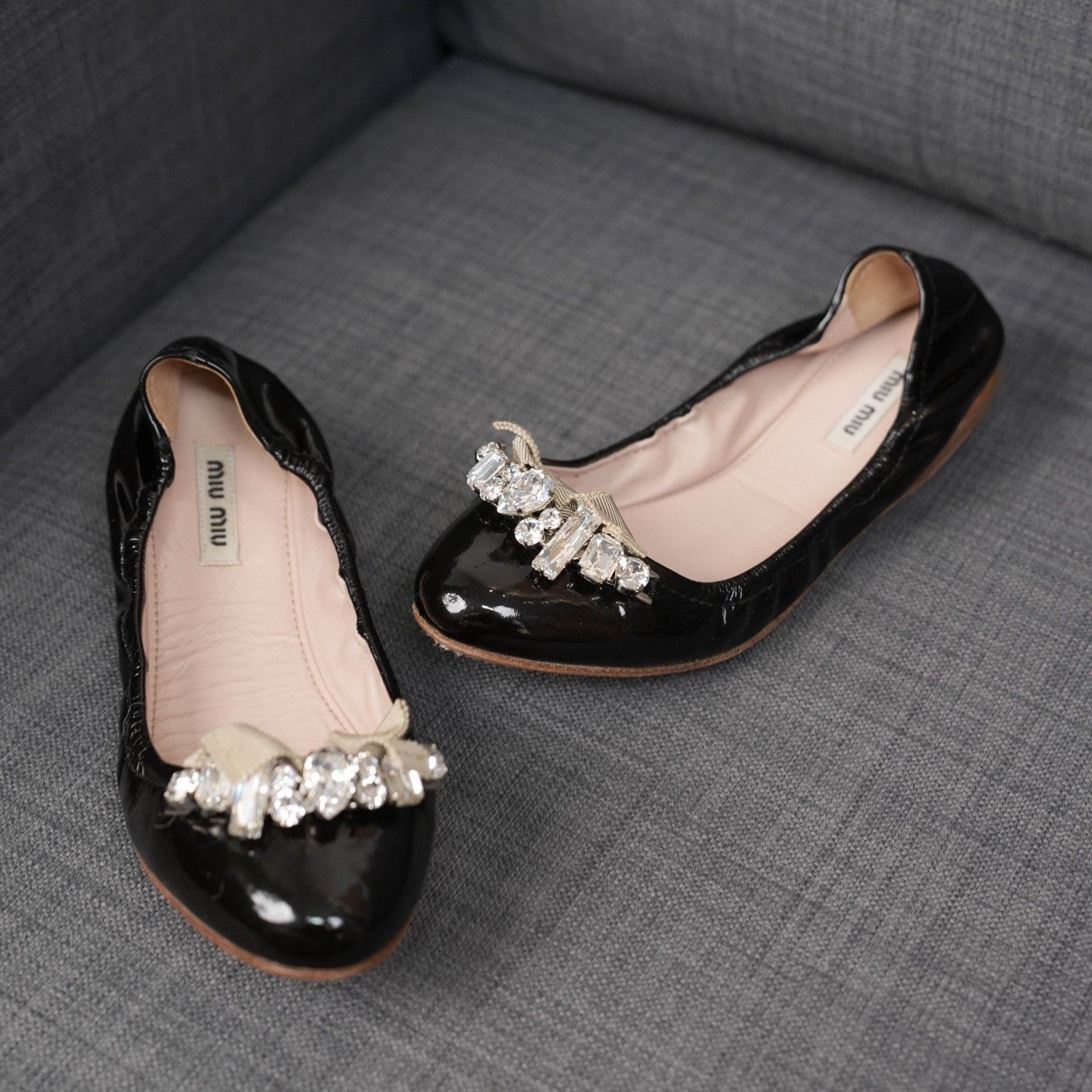 Miu Miu Miu Miu Clear Black Lowtop Sneakers us_7 Women Size US 7 / IT 37 - 3 Thumbnail