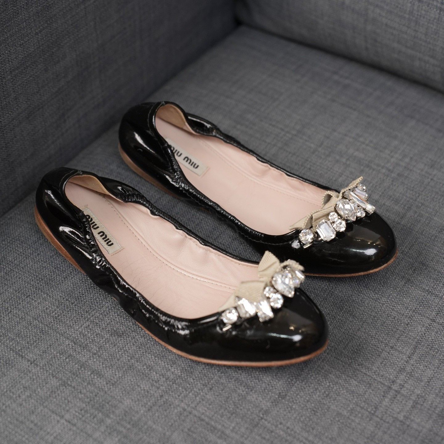 Miu Miu Miu Miu Clear Black Lowtop Sneakers us_7 Women Size US 7 / IT 37 - 4 Thumbnail