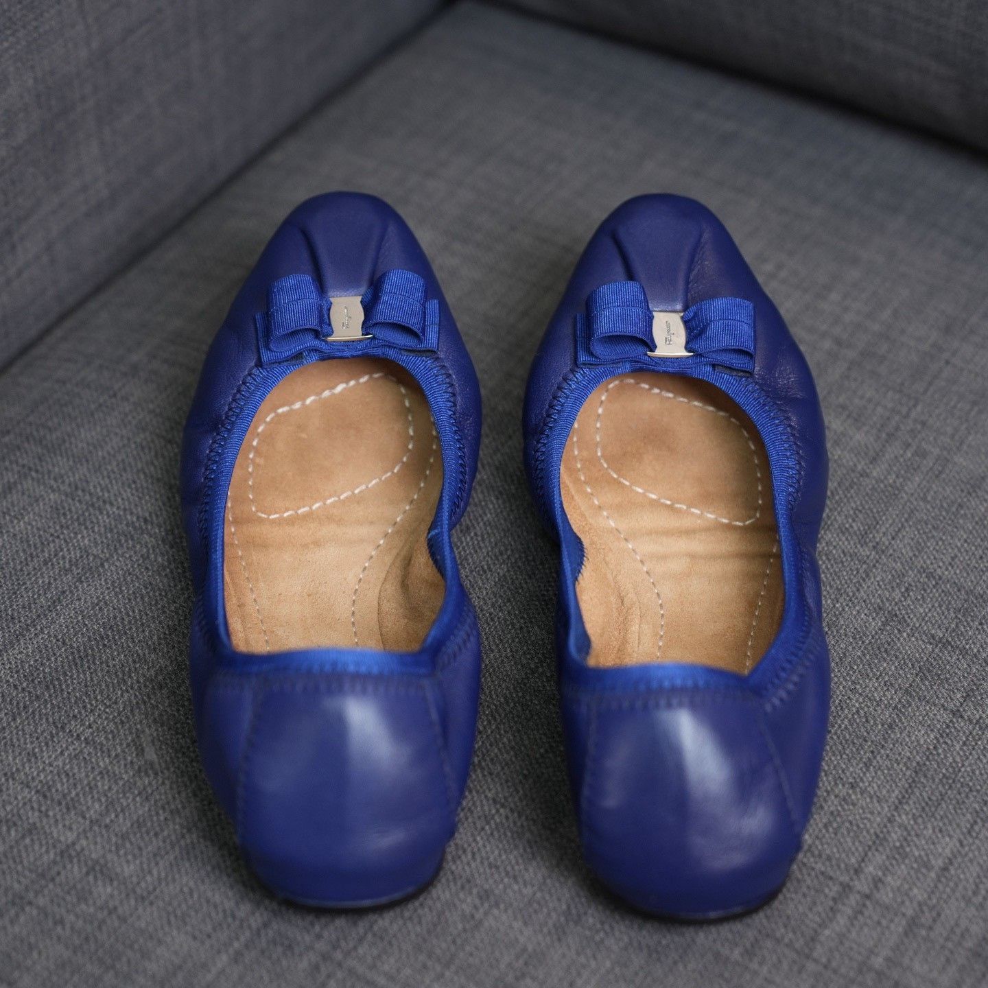 Salvatore Ferragamo Salvatore Ferragamo Blue Lowtop Sneakers us_7 Women Size US 7 / IT 37 - 6 Thumbnail
