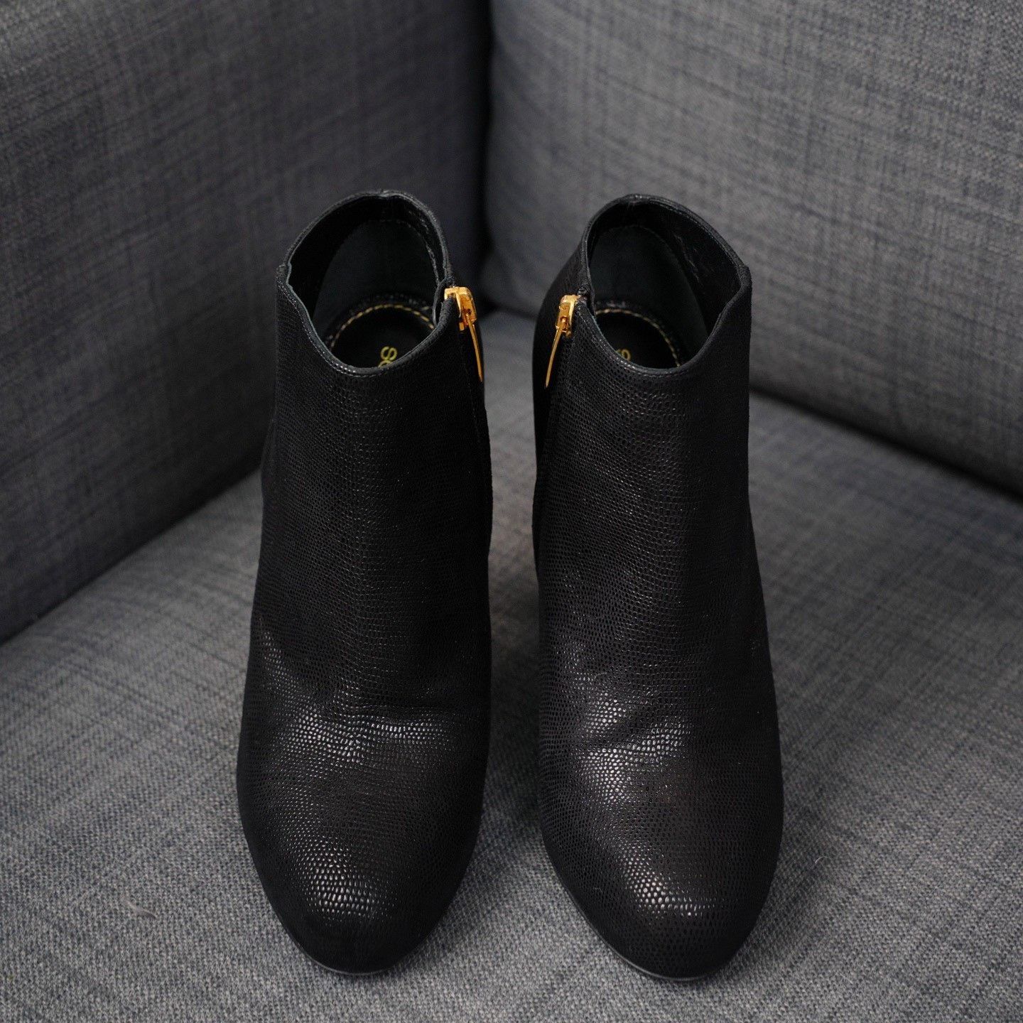 Sergio Rossi Sergio Rossi Animal Print Black Boots us_7-5 Women Size US 7.5 / IT 37.5 - 4 Thumbnail