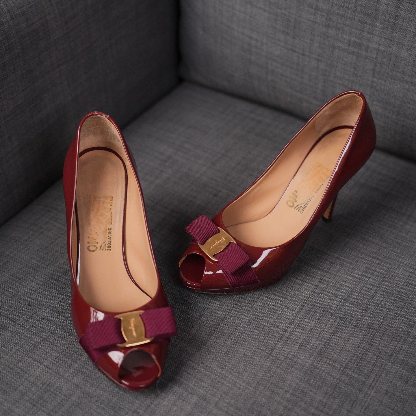 Salvatore Ferragamo Salvatore Ferragamo Red Lowtop Sneakers us_7 Women Size US 7 / IT 37 - 3 Thumbnail