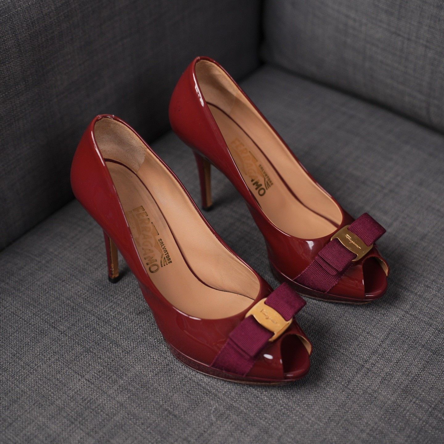 Salvatore Ferragamo Salvatore Ferragamo Red Lowtop Sneakers us_7 Women Size US 7 / IT 37 - 5 Thumbnail