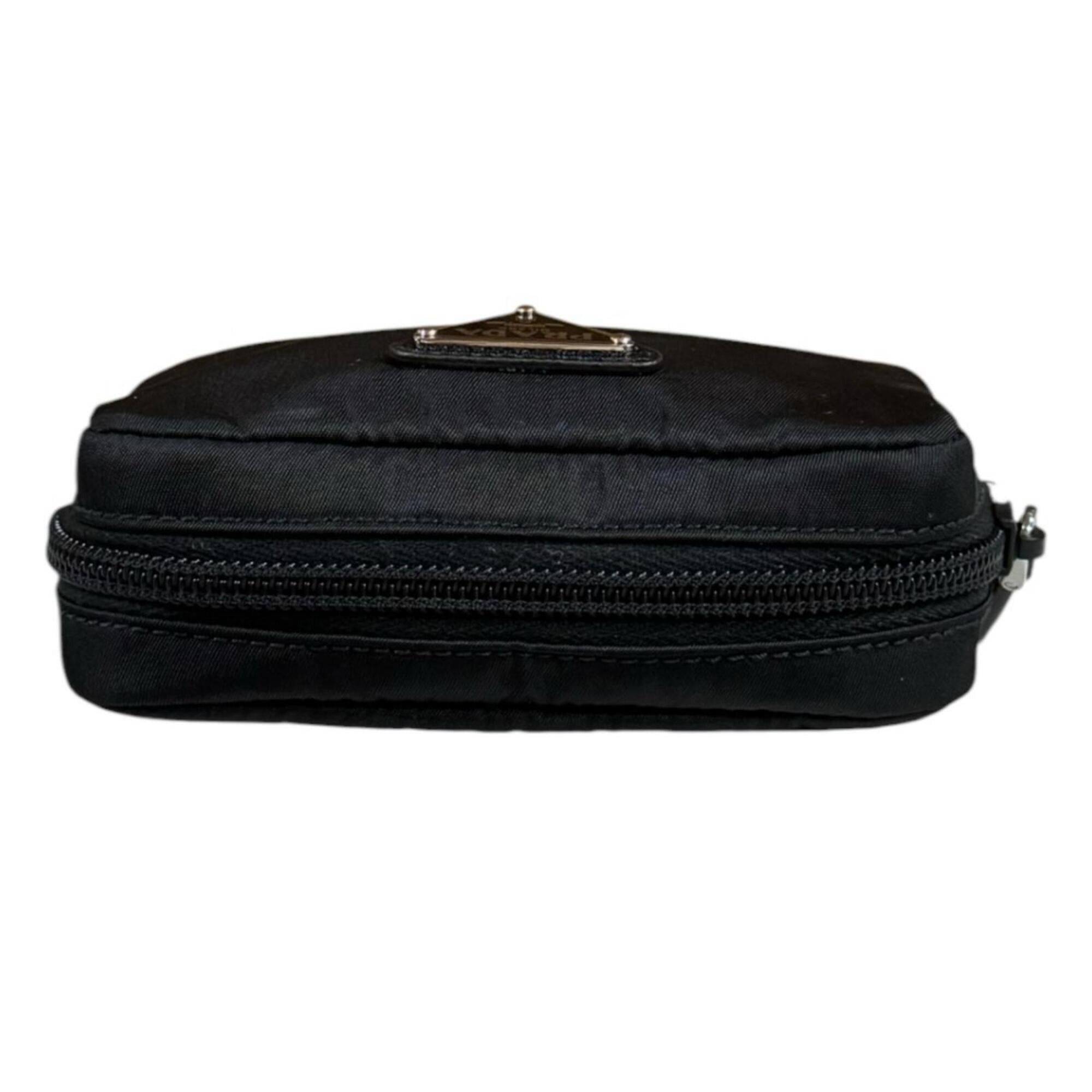 Prada Prada Micro Nylon Pouch Handbag 1ND339 Men's Women's PRADA Size ONE SIZE - 6 Thumbnail