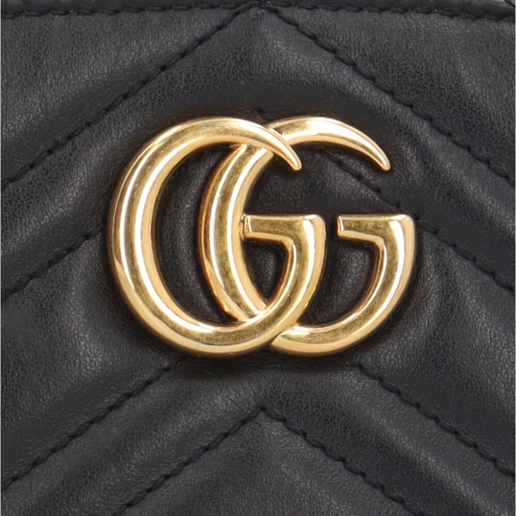 Gucci Gucci Cosmetic Case GG Marmont Handbag Pouch Leather 625544 Women's GUCCI Size ONE SIZE - 6 Thumbnail