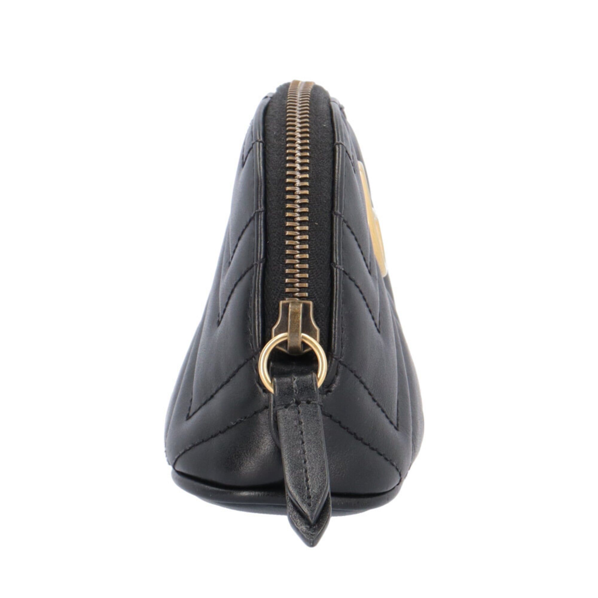 Gucci Gucci Cosmetic Case GG Marmont Handbag Pouch Leather 625544 Women's GUCCI Size ONE SIZE - 3 Thumbnail