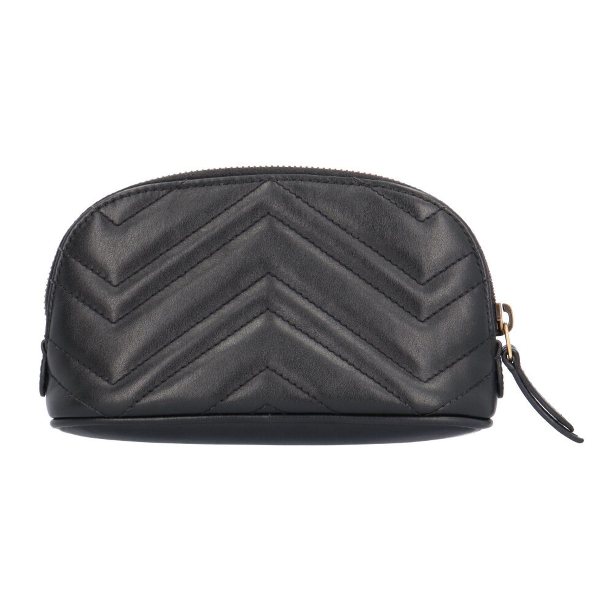 Gucci Gucci Cosmetic Case GG Marmont Handbag Pouch Leather 625544 Women's GUCCI Size ONE SIZE - 2 Thumbnail