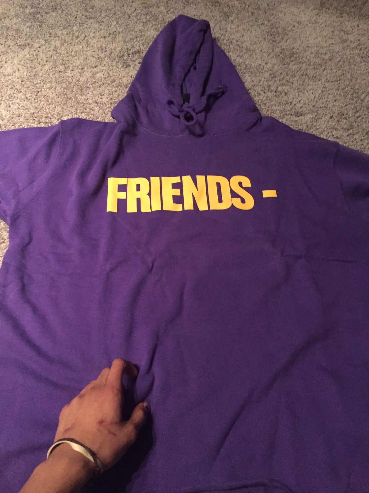 Vlone friends best sale hoodie purple