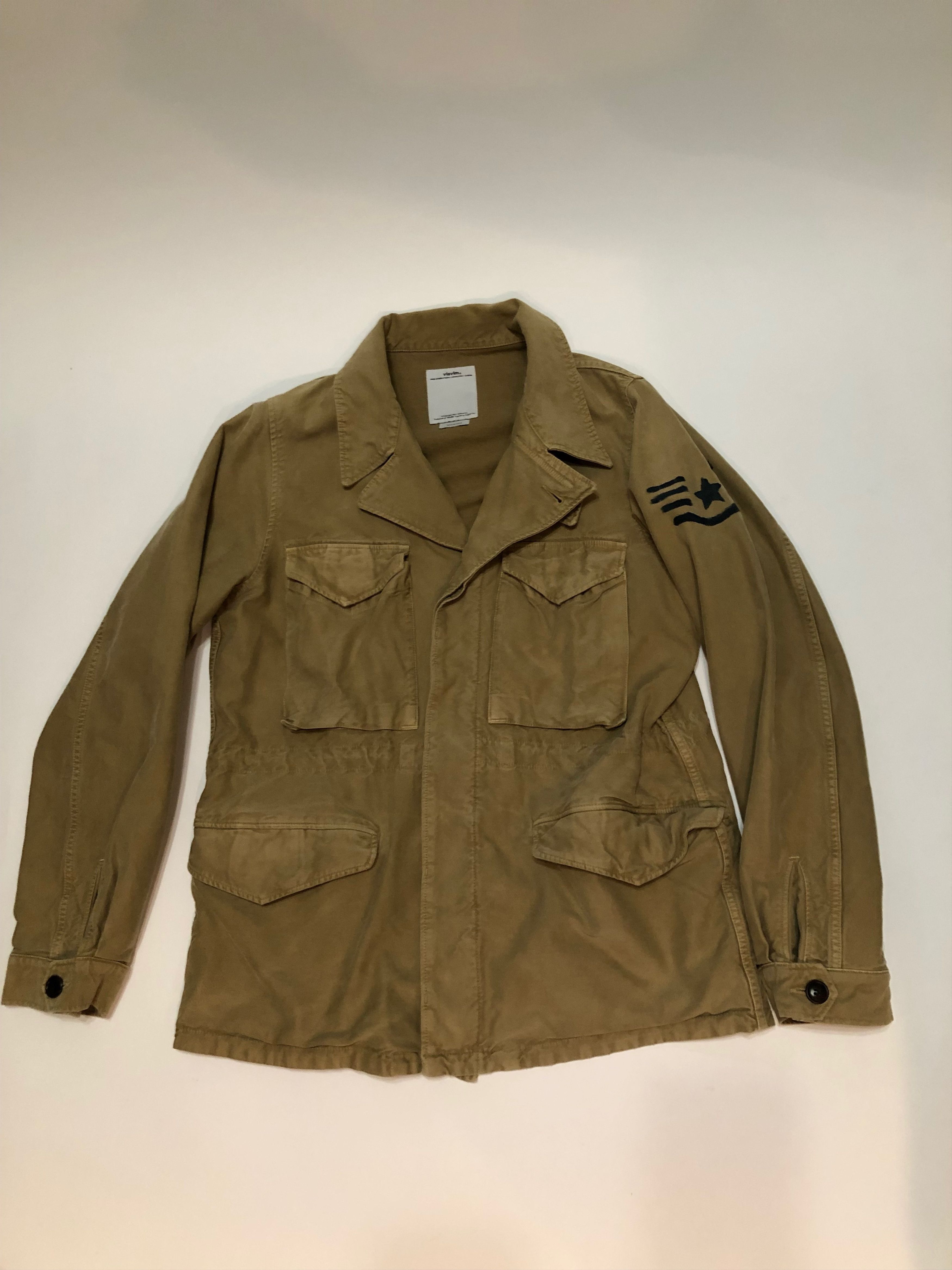 Visvim Visvim Achse Jacket Damaged Chino - Khaki Sz 4 / XL | Grailed