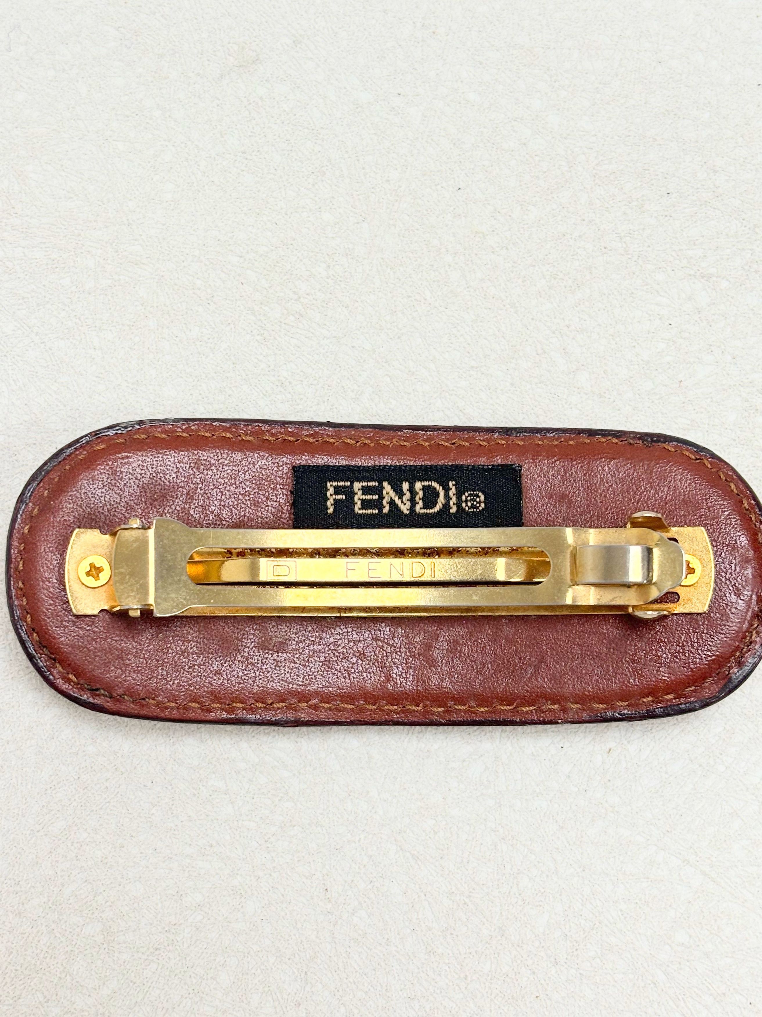 Fendi Barrette Cuir Size ONE SIZE - 4 Thumbnail