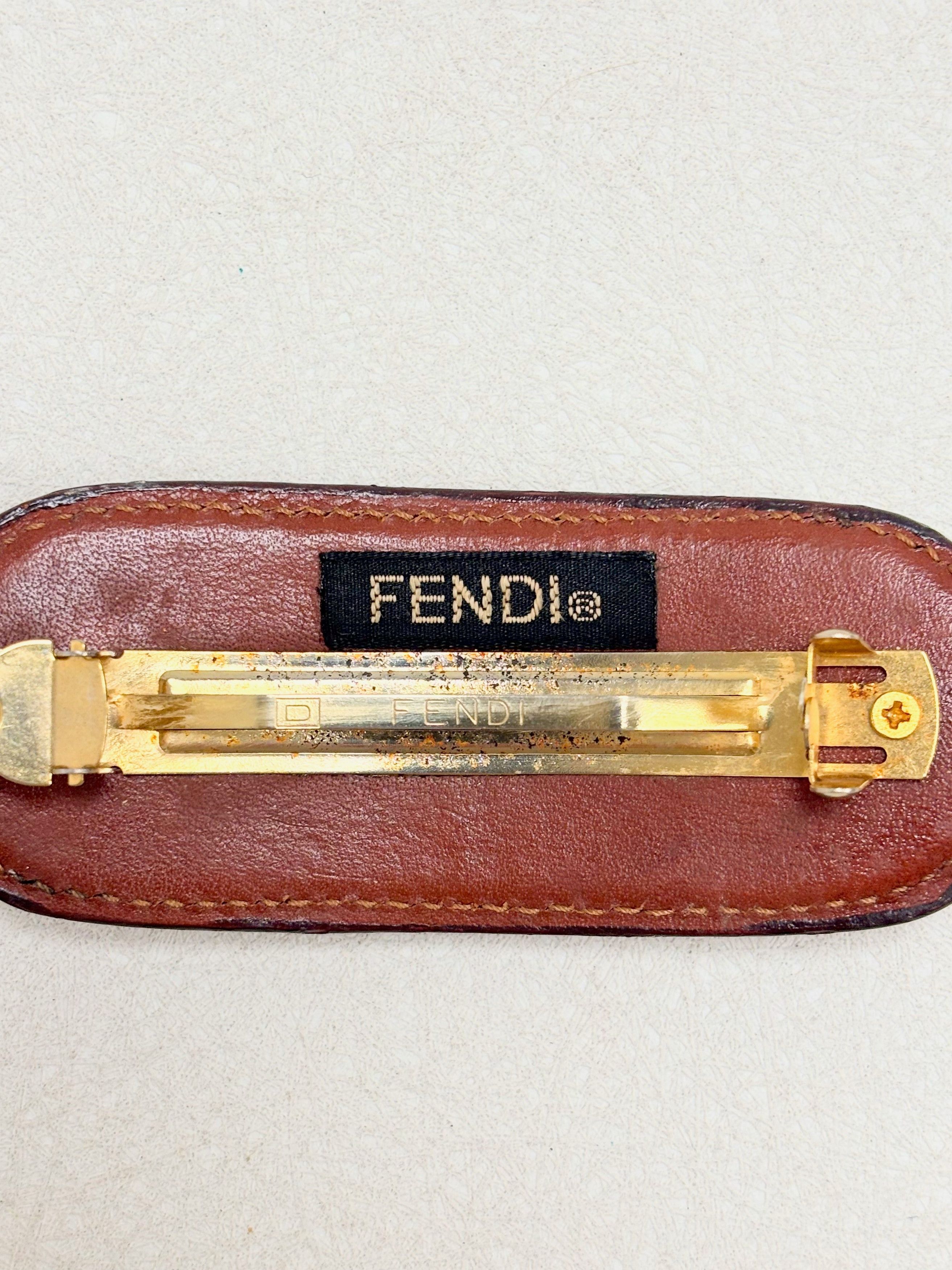 Fendi Barrette Cuir Size ONE SIZE - 6 Thumbnail