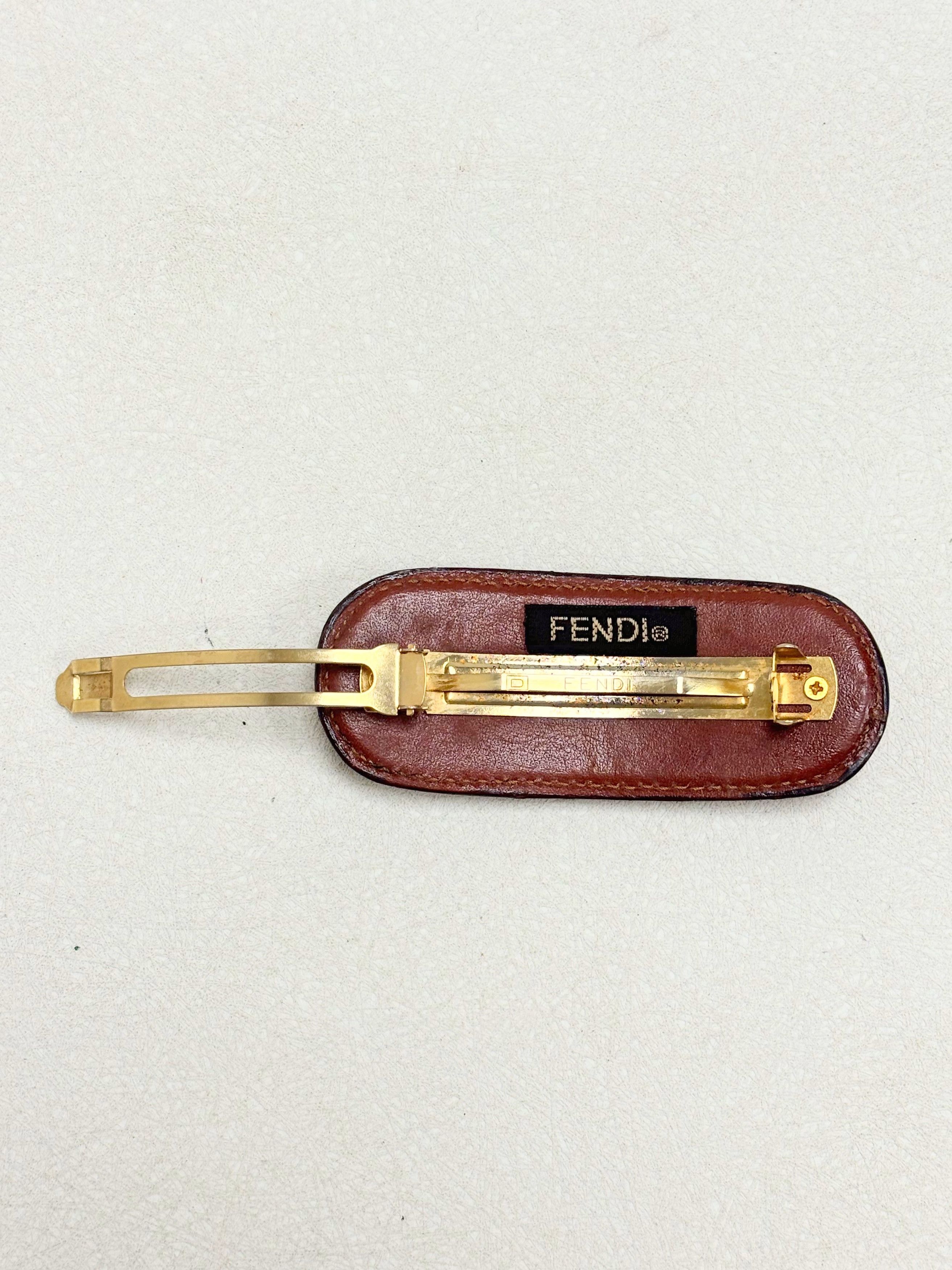 Fendi Barrette Cuir Size ONE SIZE - 5 Thumbnail