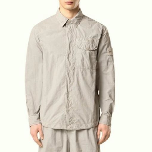 Stone Island Stone Island Stone Island Camicia Ghost Piece Nylon Jacket Textile Tops K1S151100003 S00F6 DUTY FREE for USA Size ONE SIZE - 3 Thumbnail