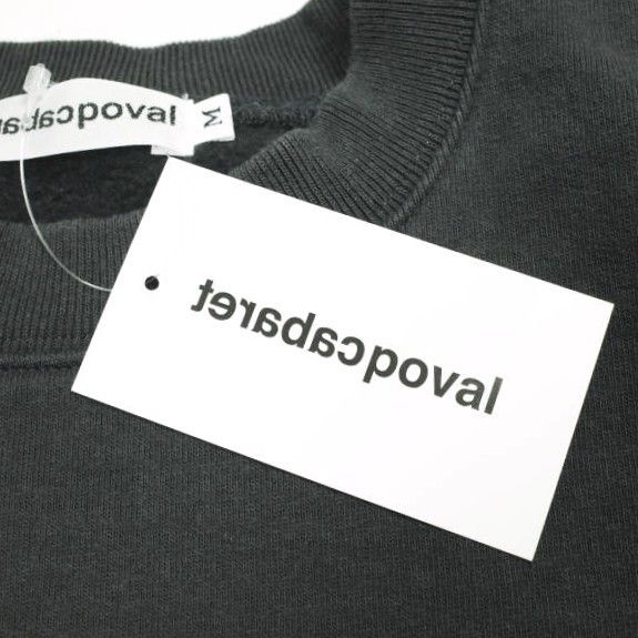 Other Other CABARET POVAL Frost Fade PH Logo Fleece Cotton Sweatshirt Textile Sweatshirts & Hoodies 26SS-PVA-SW01 DUTY FREE for USA Size ONE SIZE - 4 Thumbnail