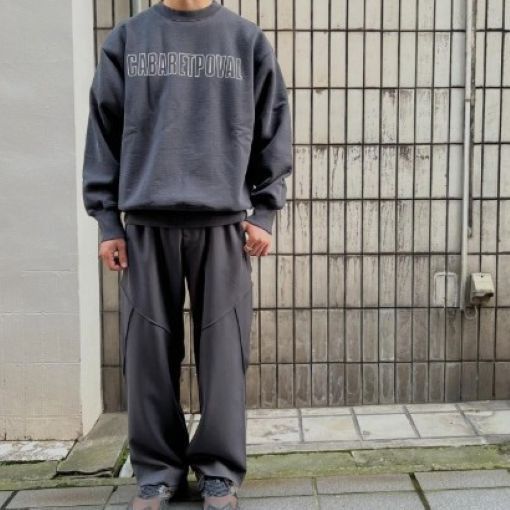 Other Other CABARET POVAL Frost Fade PH Logo Fleece Cotton Sweatshirt Textile Sweatshirts & Hoodies 26SS-PVA-SW01 DUTY FREE for USA Size ONE SIZE - 3 Thumbnail