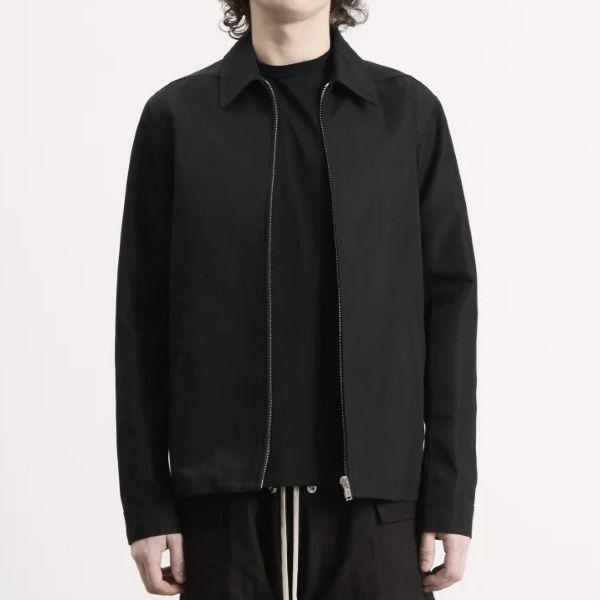 Rick Owens Rick Owens Rick Owens BRAD JACKET Cotton Nylon Jacket Textile Outerwear RU01F2764-CDU DUTY FREE for USA Size ONE SIZE - 3 Thumbnail