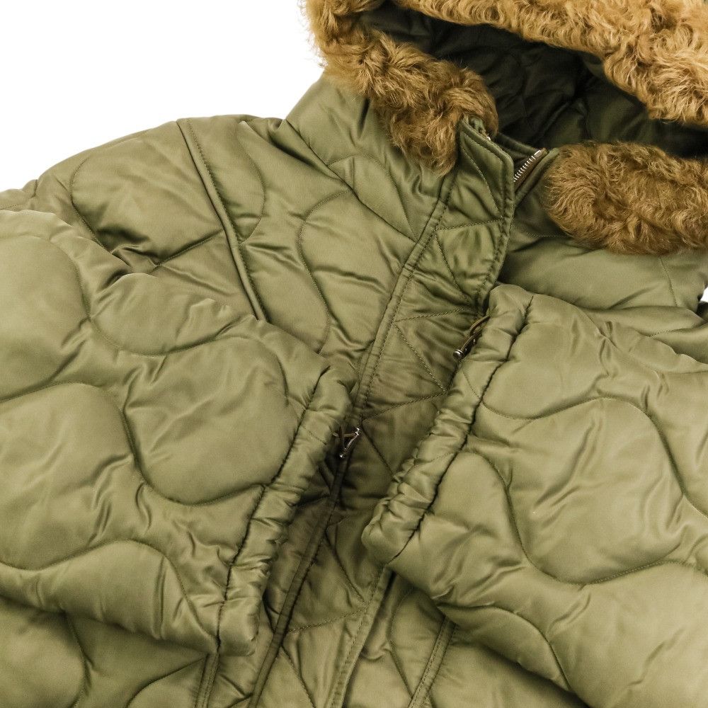 Other Other Blancha Nylon Shearling Bomber Jacket Fur Outerwear 23020510000630 DUTY FREE for USA Size ONE SIZE - 8 Thumbnail