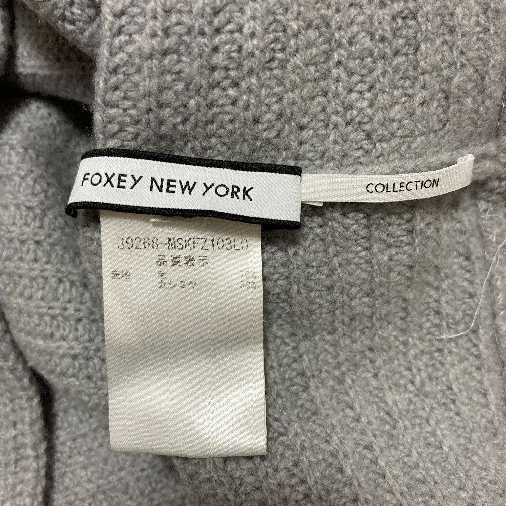 Other Other FOXEY NEW YORK Cashmere Blend Cropped Turtleneck Knit Textile Tops 39268 DUTY FREE for USA Size ONE SIZE - 5 Thumbnail