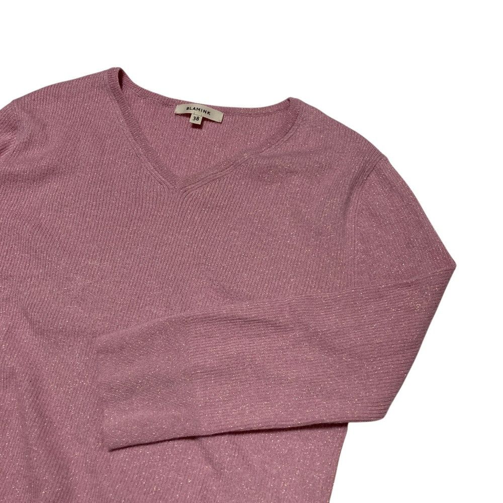 Other Other Blamink Cashmere Silk Knit Top Textile Tops 7913-2-000002 DUTY FREE for USA Size ONE SIZE - 3 Thumbnail