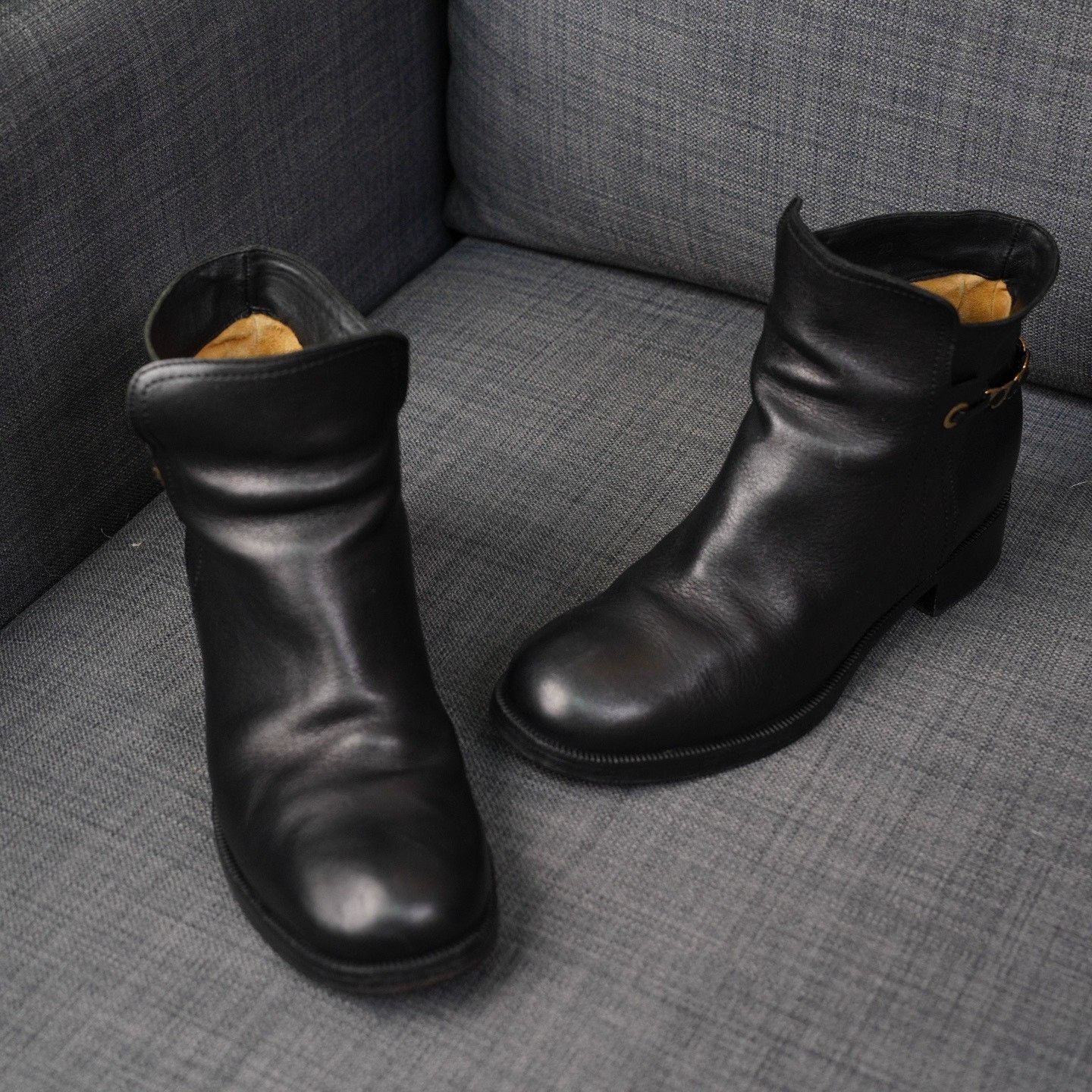 Salvatore Ferragamo Salvatore Ferragamo Leather Black Boots us_7 Women Size US 7 / IT 37 - 3 Thumbnail