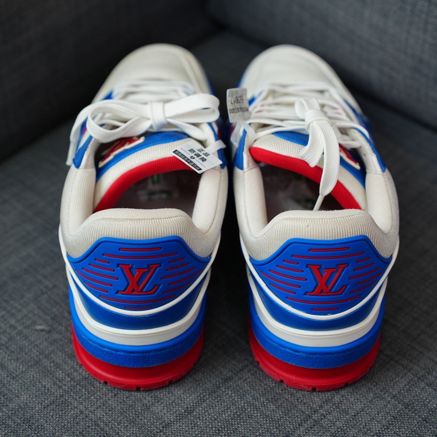 Louis Vuitton Louis Vuitton Training Blue Lowtop Sneakers 8.5 Men Size US 8.5 / EU 41-42 - 6 Thumbnail