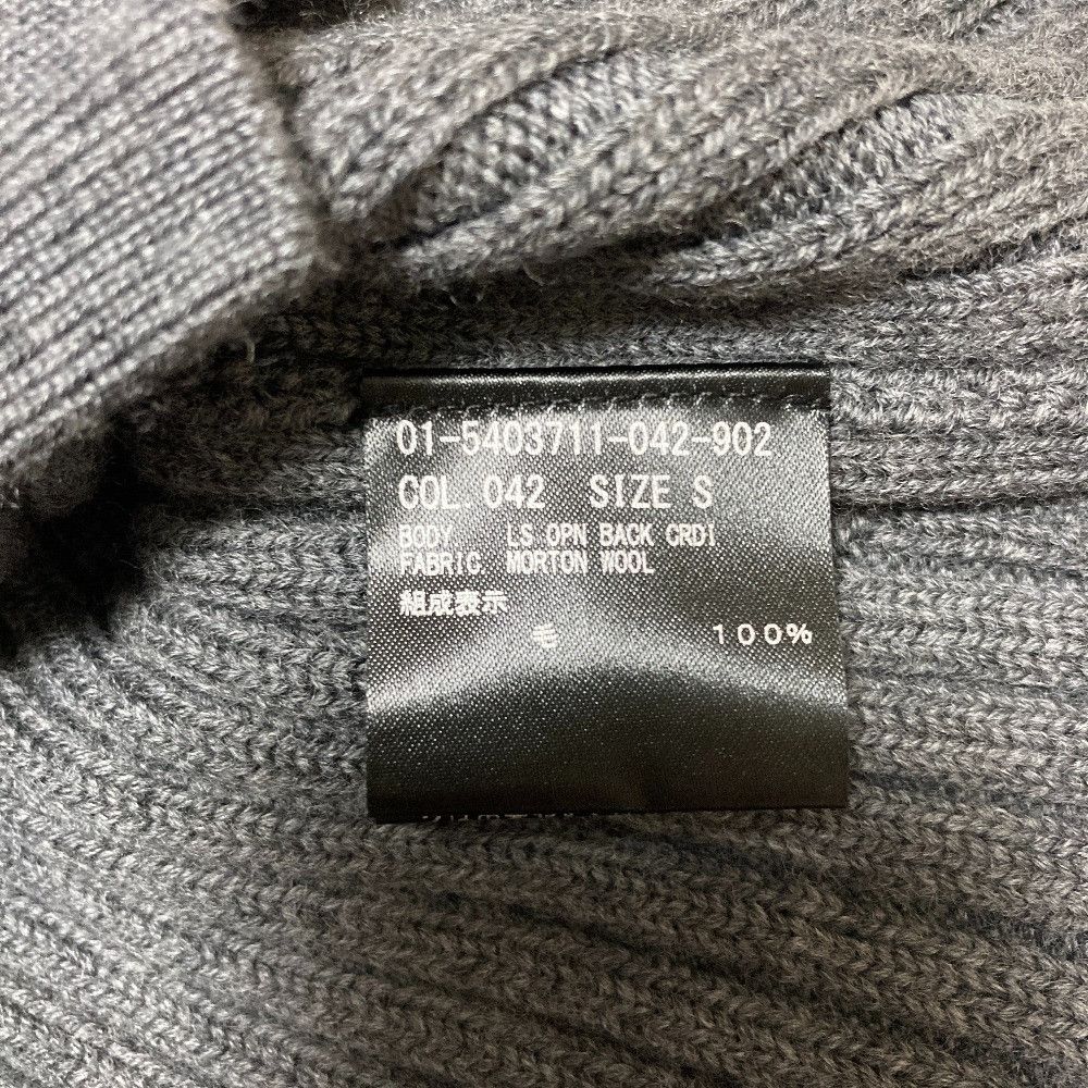 Theory Theory Theory MORTON WOOL Knit Cardigan Textile Tops MORTONWOOLLSOPNBACKCRDI DUTY FREE for USA Size ONE SIZE - 6 Thumbnail
