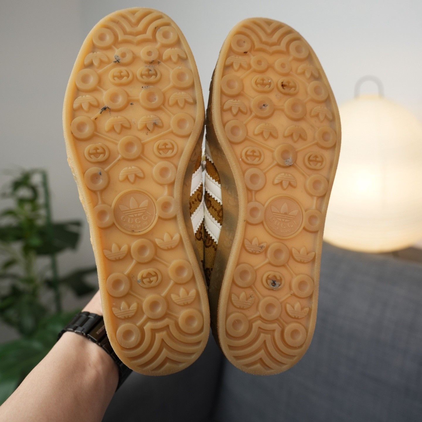 Gucci Gucci Collab Brown Lowtop Sneakers us_8-5 Women Size US 8.5 / IT 38.5 - 9 Thumbnail