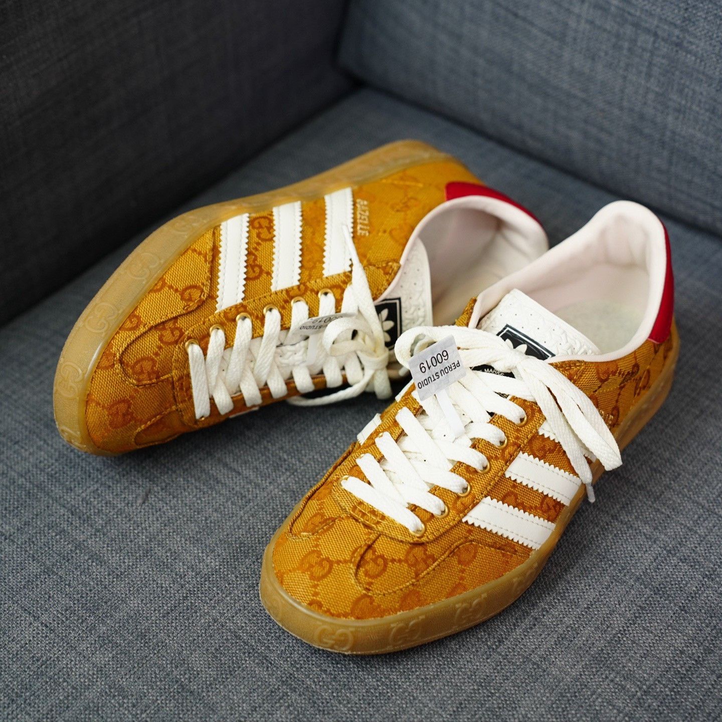 Gucci Gucci Collab Brown Lowtop Sneakers us_8-5 Women Size US 8.5 / IT 38.5 - 2 Thumbnail
