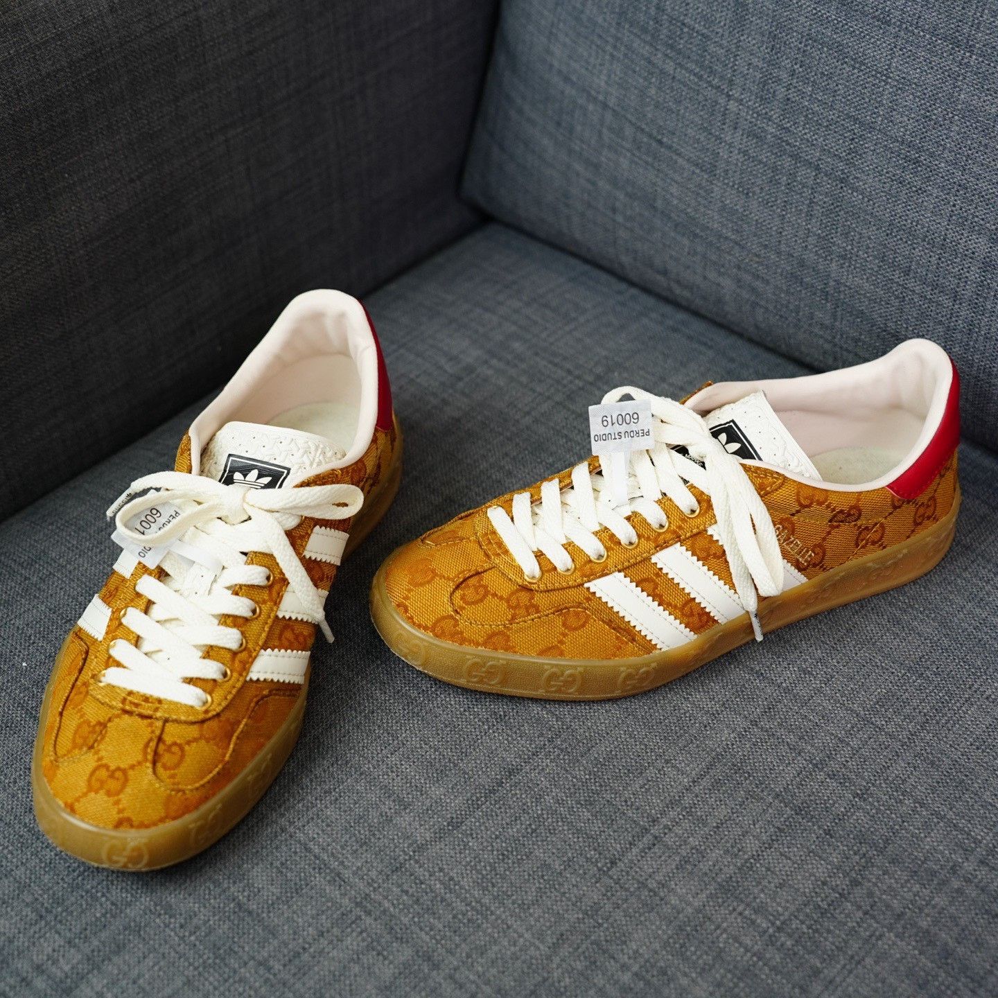 Gucci Gucci Collab Brown Lowtop Sneakers us_8-5 Women Size US 8.5 / IT 38.5 - 3 Thumbnail