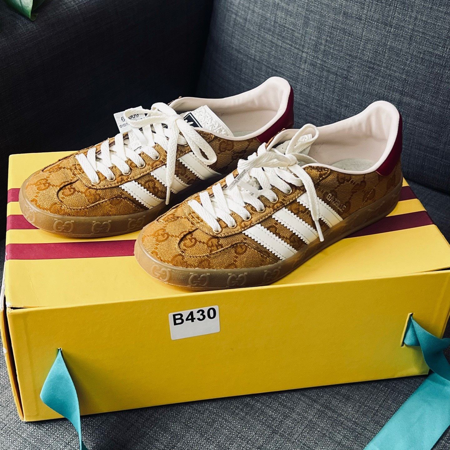 Gucci Gucci Collab Brown Lowtop Sneakers us_8-5 Women Size US 8.5 / IT 38.5 - 8 Thumbnail