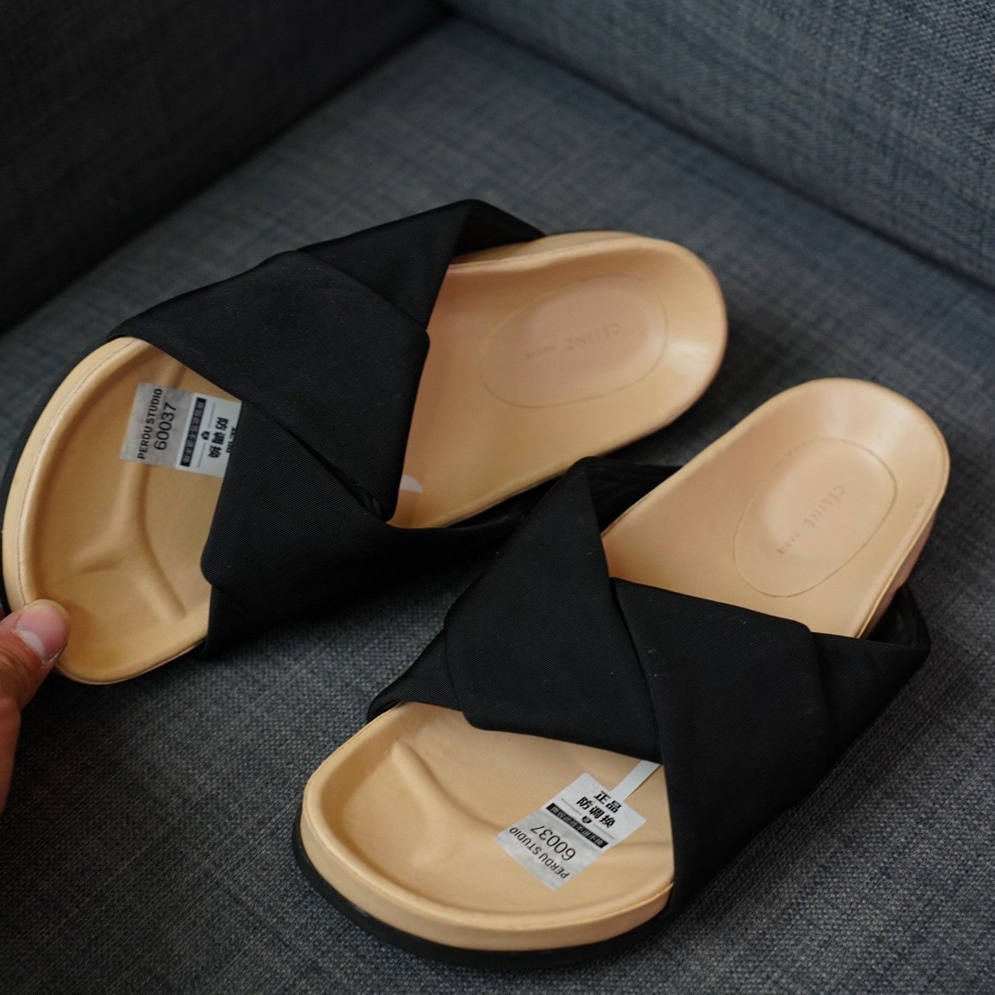 Celine Celine Black Sandals us_8 Women Size US 8 / IT 38 - 2 Thumbnail