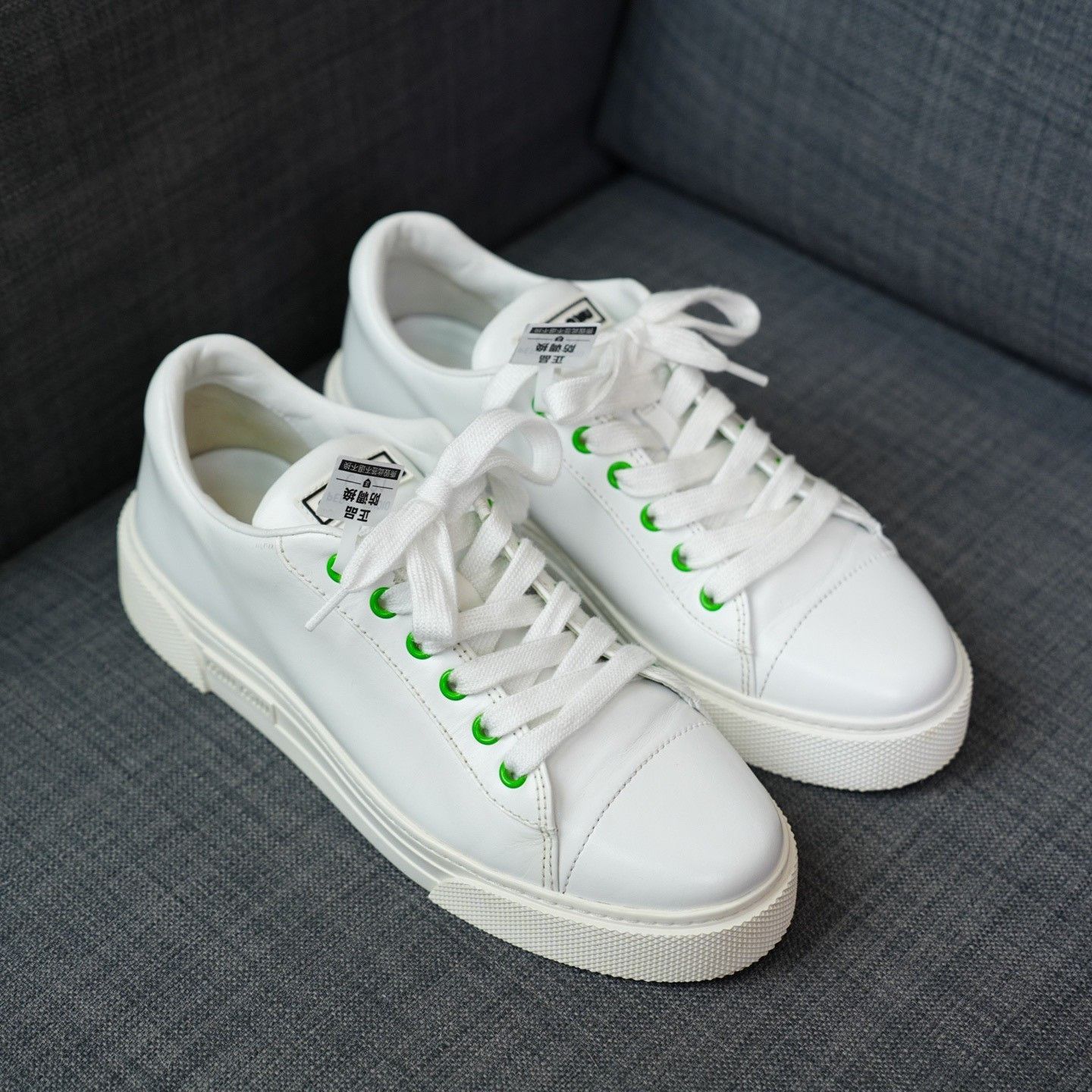 Miu Miu Miu Miu White Lowtop Sneakers us_8 Women Size US 8 / IT 38 - 5 Thumbnail