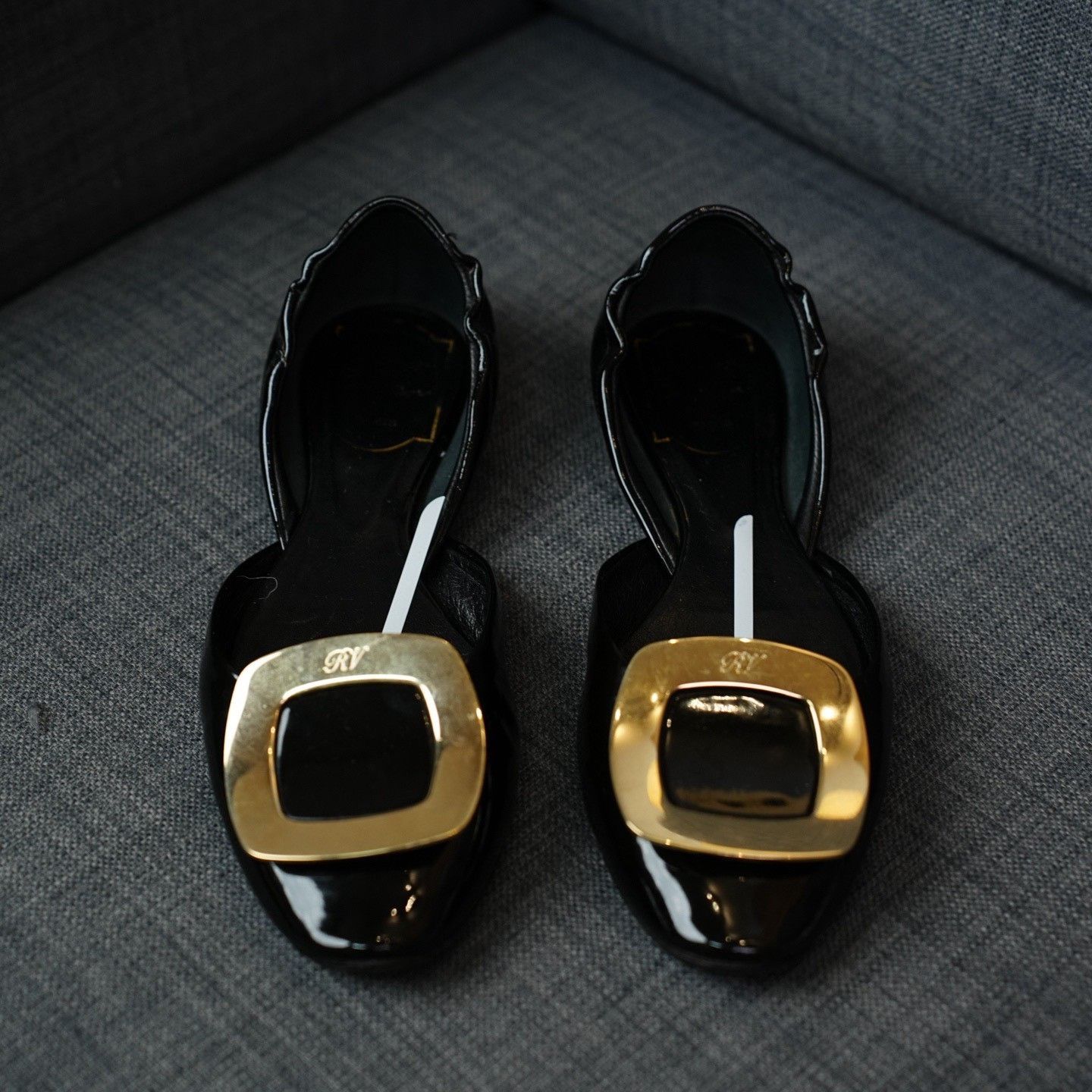 Roger Vivier Roger Vivier Retro Black Lowtop Sneakers it_34-5 Women Size US 4.5 / IT 34.5 - 4 Thumbnail