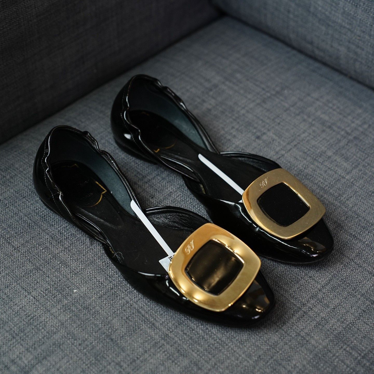 Roger Vivier Roger Vivier Retro Black Lowtop Sneakers it_34-5 Women Size US 4.5 / IT 34.5 - 5 Thumbnail