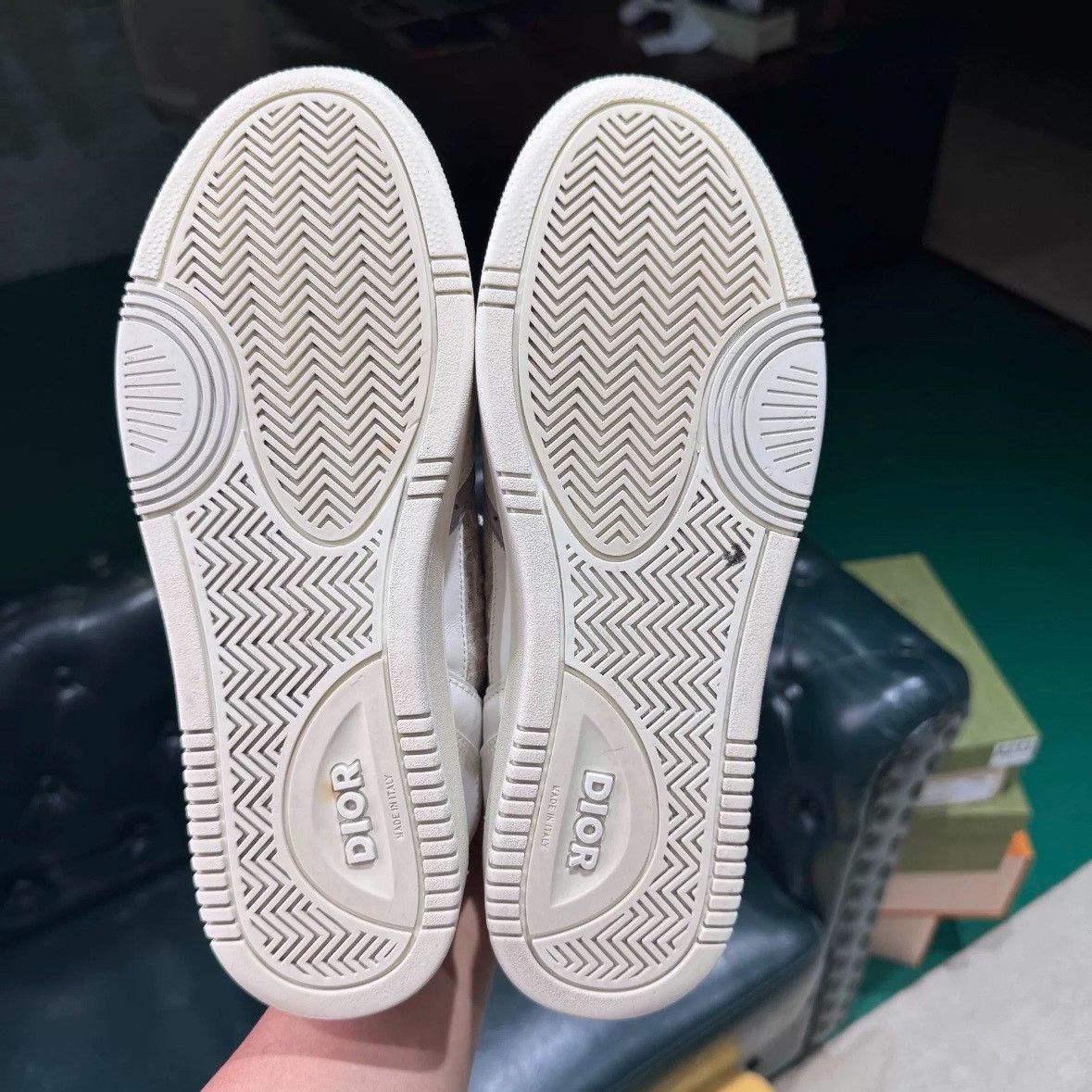 Dior Dior White Lowtop Sneakers us_12 Women Size US 12 / IT 42 - 5 Thumbnail