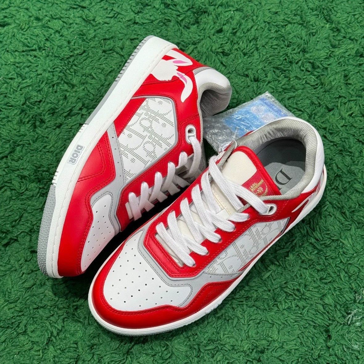 Dior Dior Limited Red Lowtop Sneakers us_9 Women Size US 9 / IT 39 - 2 Thumbnail