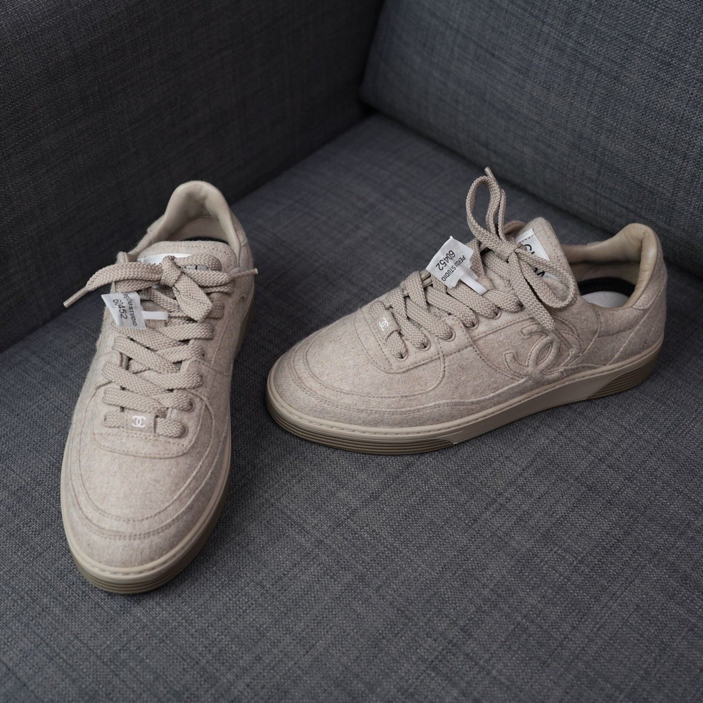 Chanel Chanel Brown Lowtop Sneakers us_7 Women Size US 7 / IT 37 - 2 Thumbnail