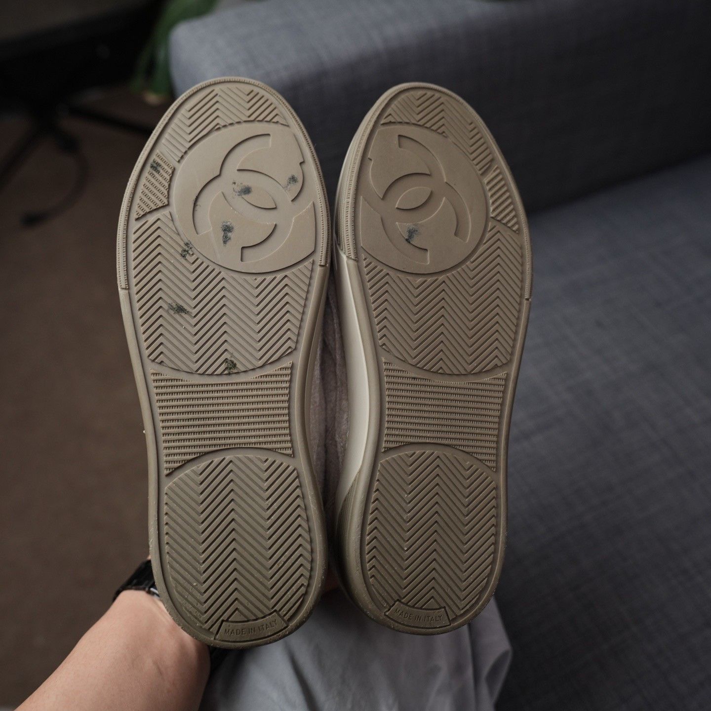 Chanel Chanel Brown Lowtop Sneakers us_7 Women Size US 7 / IT 37 - 8 Thumbnail