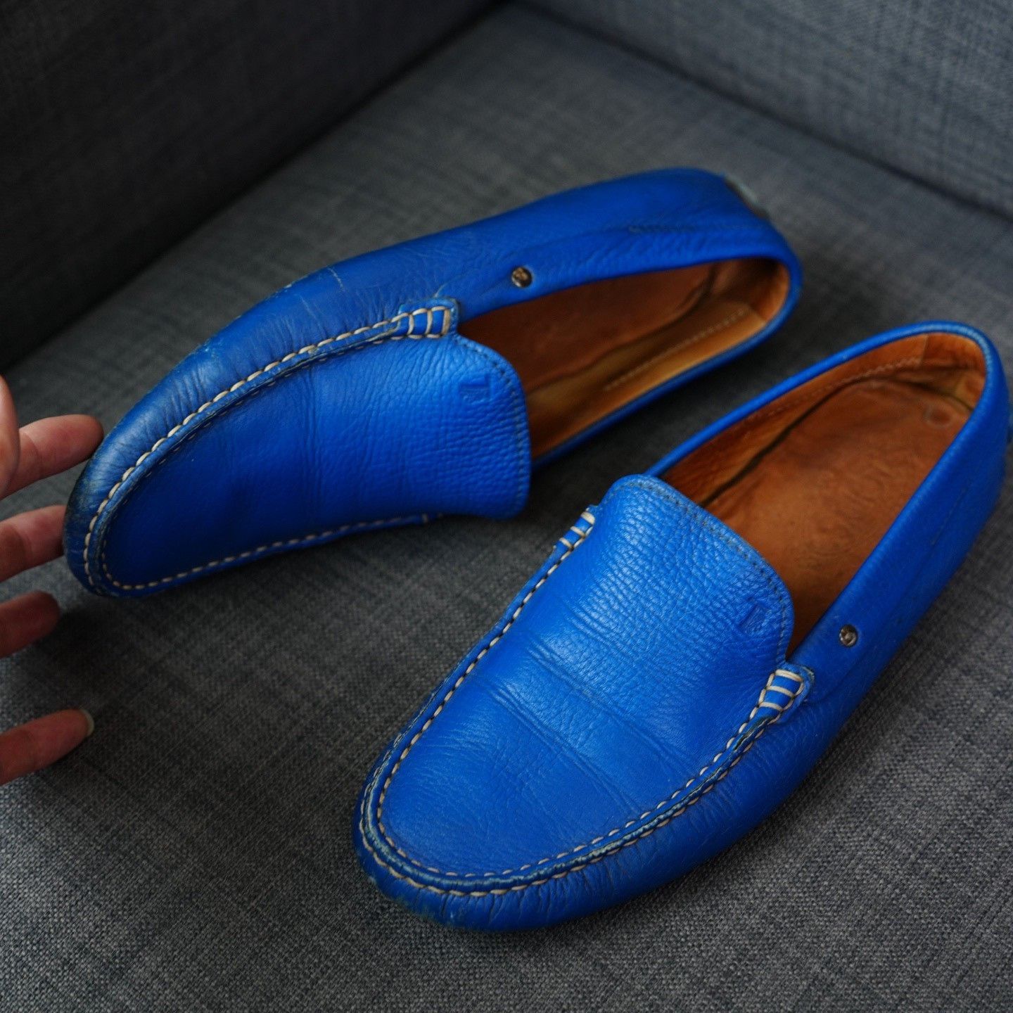 Tod's Tod's Blue Lowtop Sneakers 8.5 Men Size US 8.5 / EU 41-42 - 2 Thumbnail