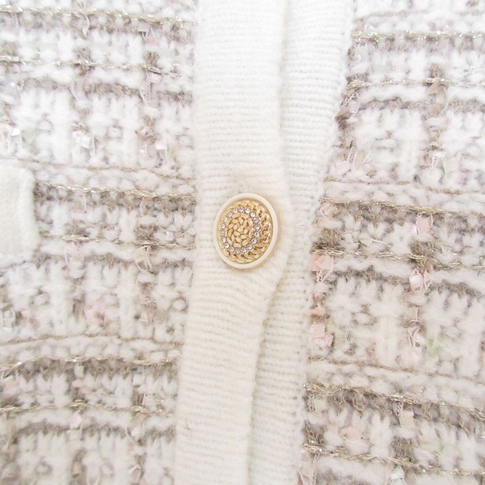 Other Other Her lip to Bristol Tweed Knit Cardigan Textile Tops 1244202171 DUTY FREE for USA Size ONE SIZE - 5 Thumbnail