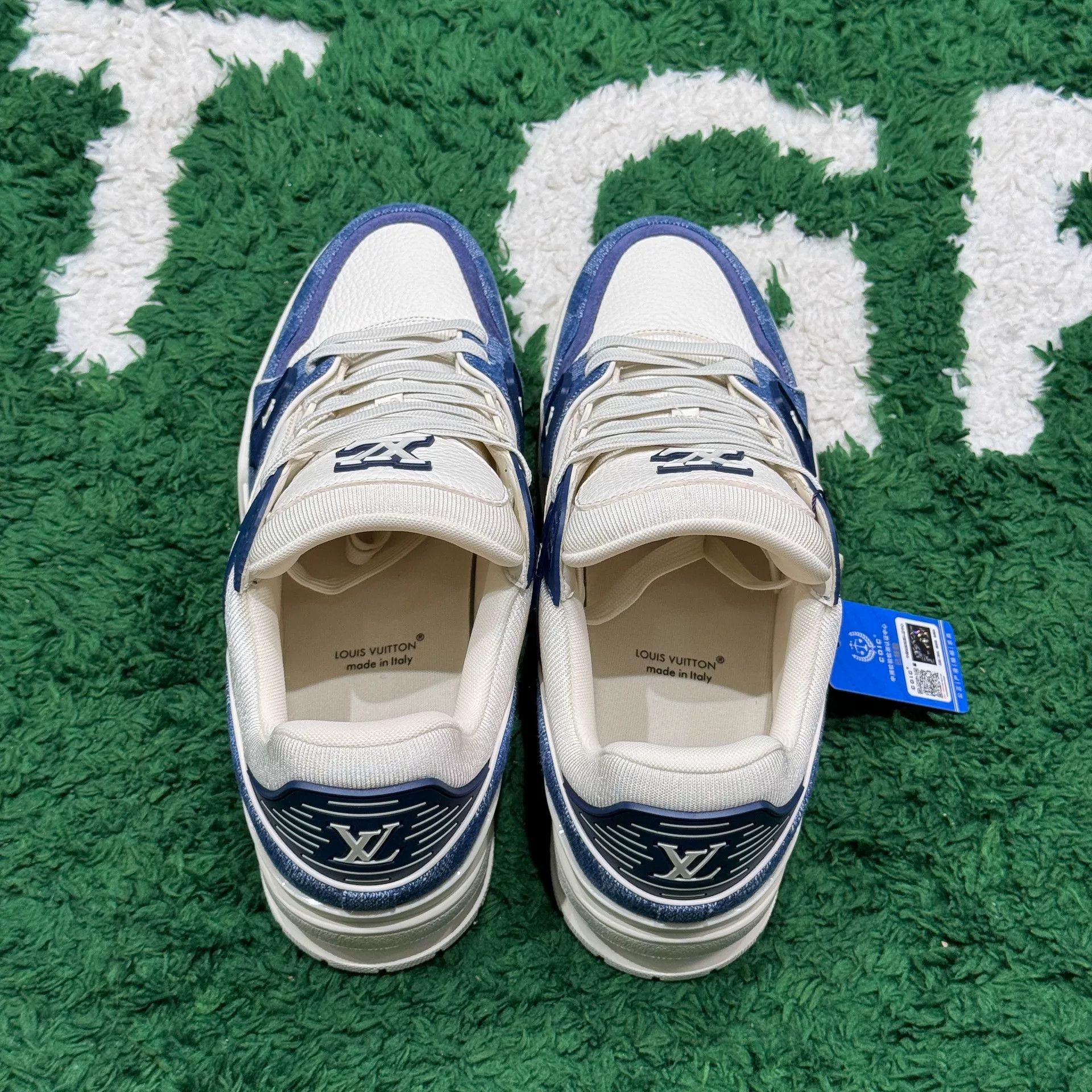 Louis Vuitton Louis Vuitton Training Blue Lowtop Sneakers 10.5 Men Size US 10.5 / EU 43-44 - 6 Thumbnail