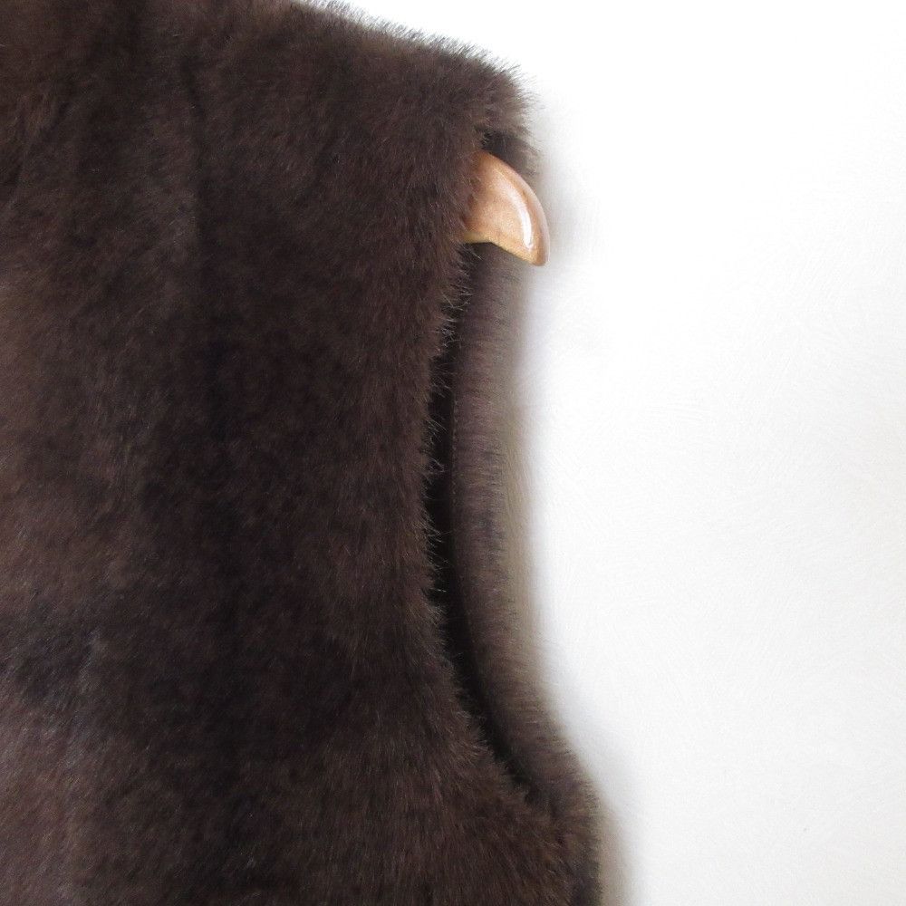 Other Other anuans Faux Fur Vest Fur Outerwear 1525510034 DUTY FREE for USA Size ONE SIZE - 3 Thumbnail