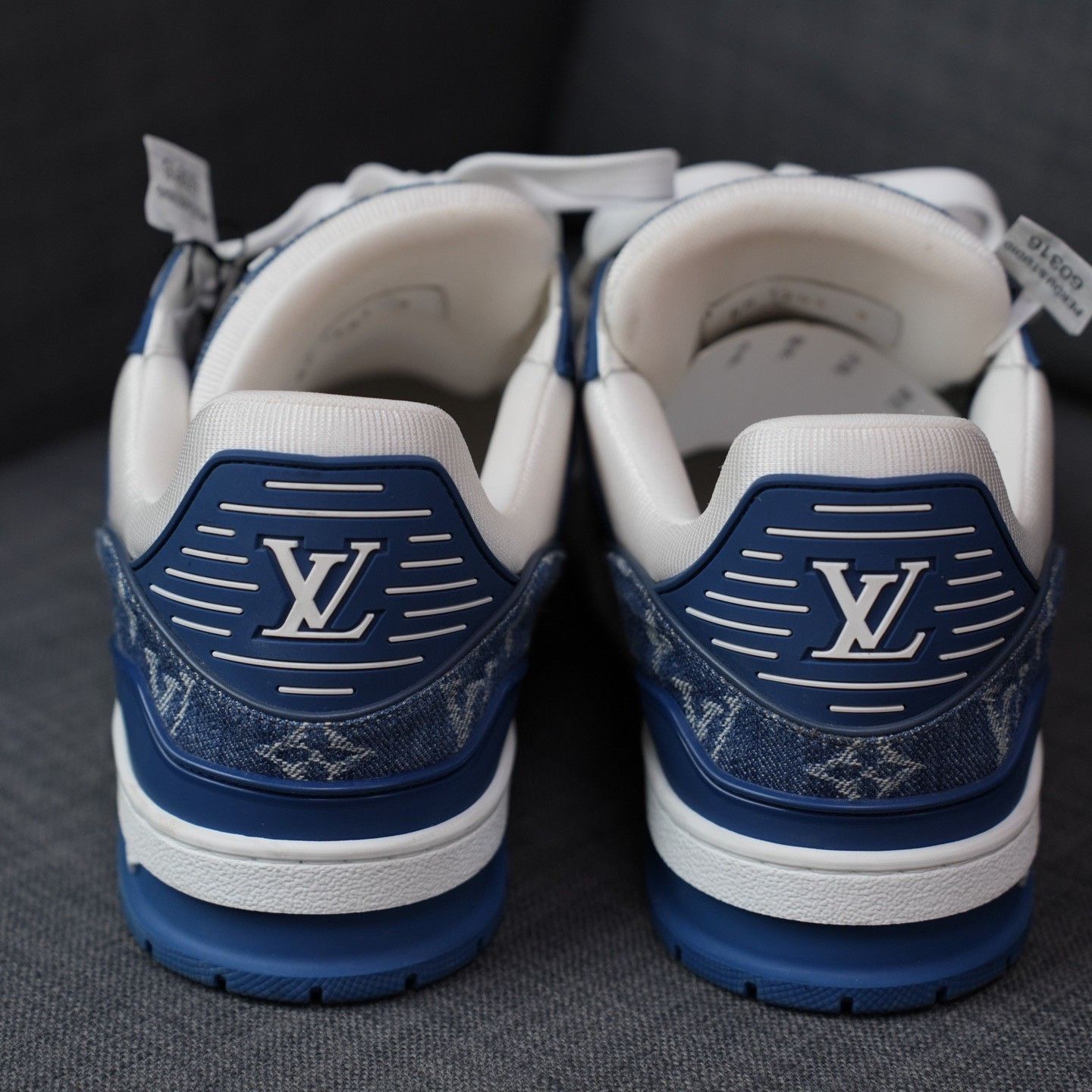 Louis Vuitton Louis Vuitton Training Denim Blue Lowtop Sneakers 10 Men Size US 10 / EU 43 - 6 Thumbnail