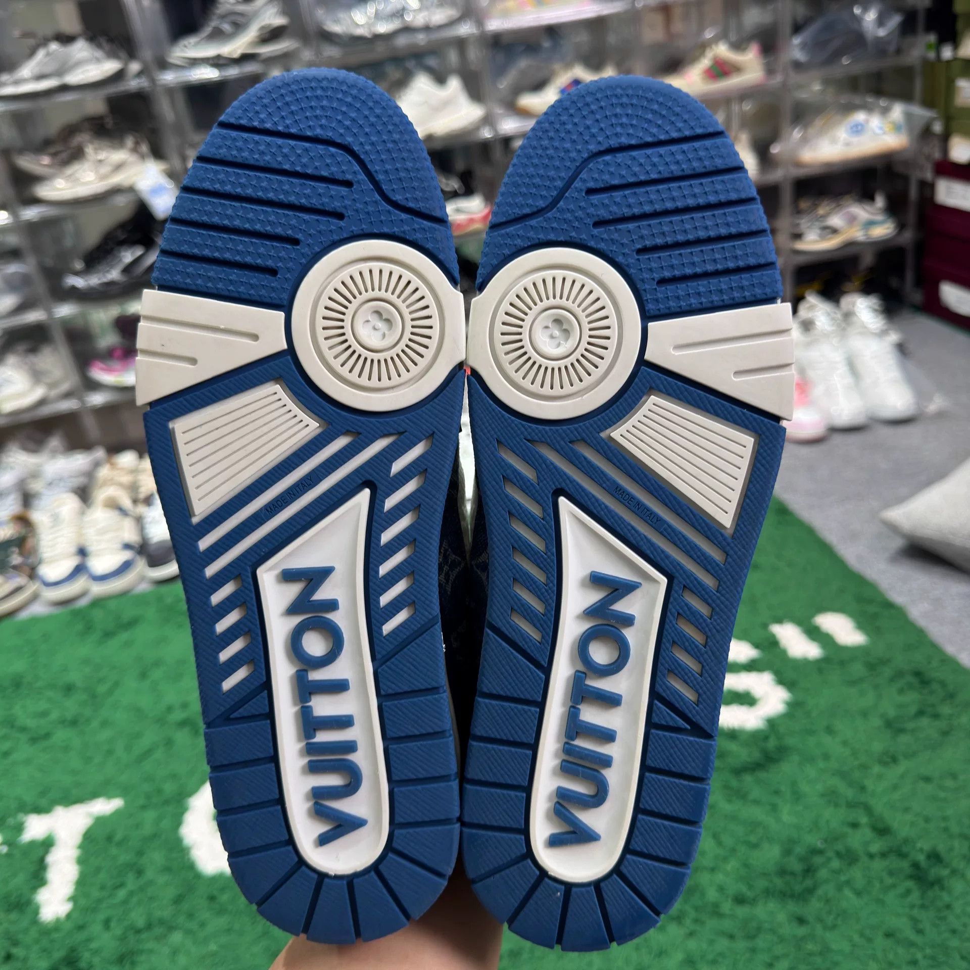 Louis Vuitton Louis Vuitton Training Denim Blue Lowtop Sneakers 10 Men Size US 10 / EU 43 - 8 Thumbnail