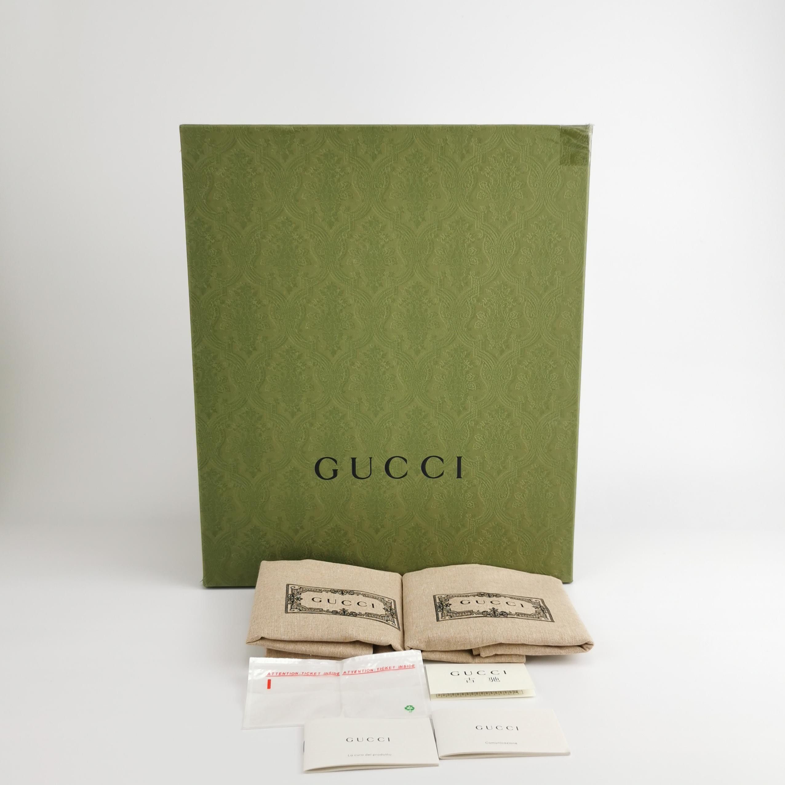 Gucci Gucci GG Monogram Knit Leather Boots 7.5 Size US 8 / EU 41 - 11 Thumbnail