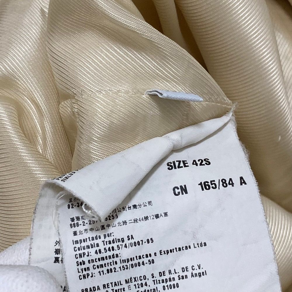 Prada Prada Prada Belted Collarless Coat Textile Outerwear DUTY FREE for USA Size ONE SIZE - 13 Thumbnail